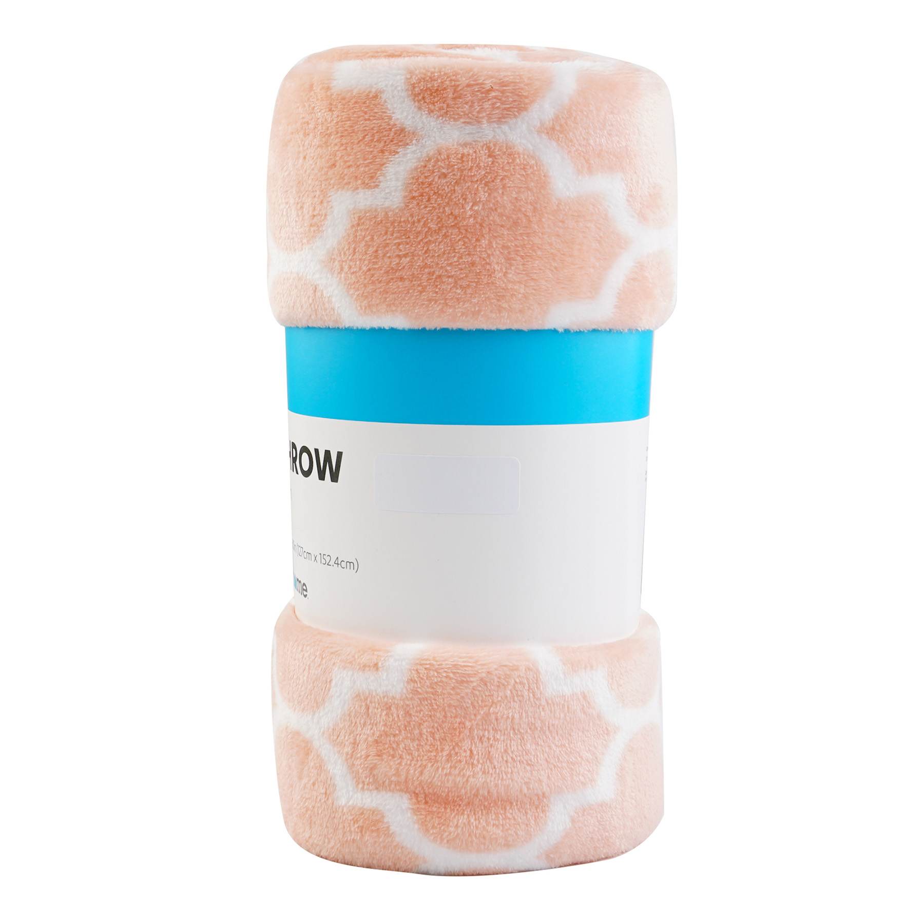 Pink Medallion Micro Plush Throw Blanket, 50x60