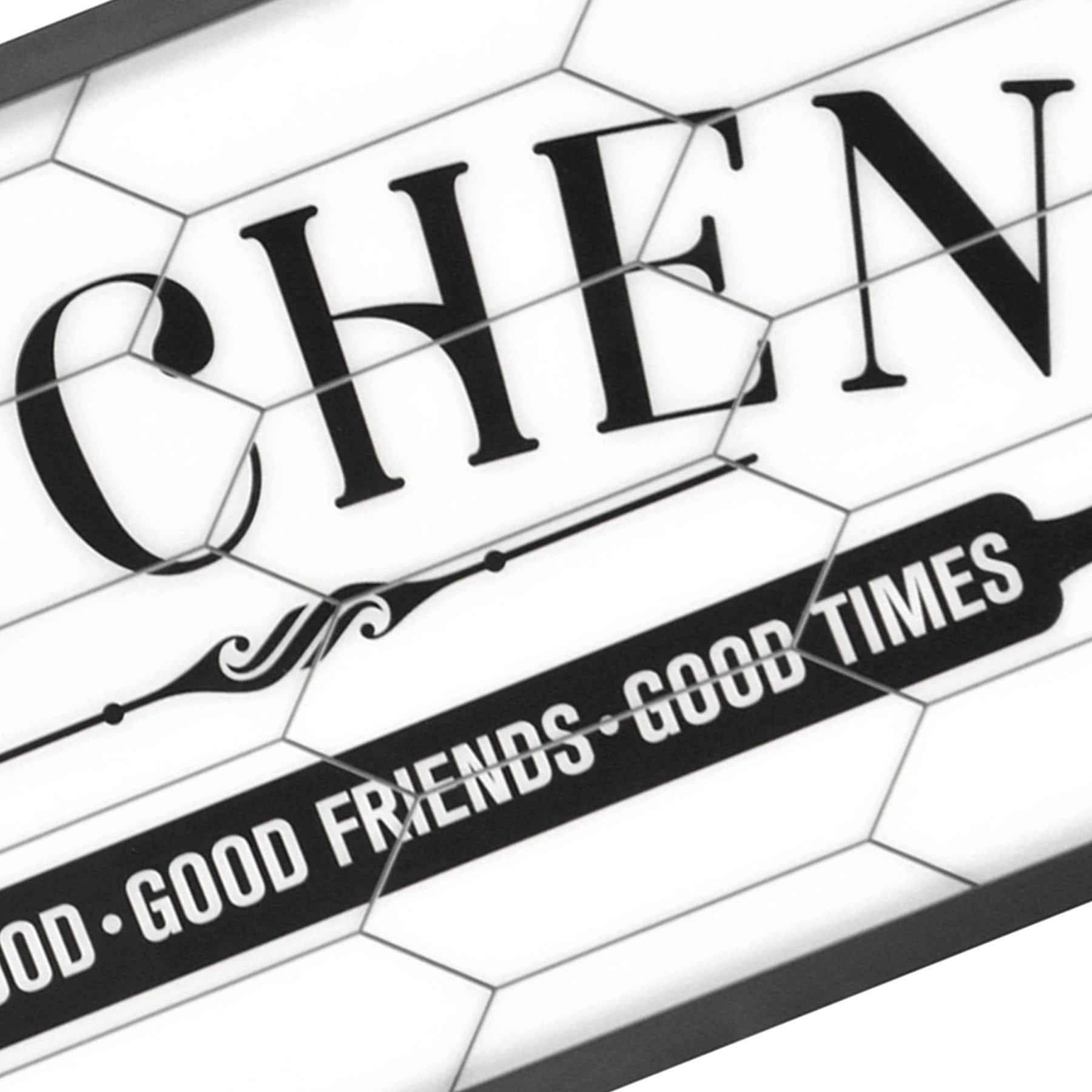 Kitchen Faux Tile Wall Decor, 24x12