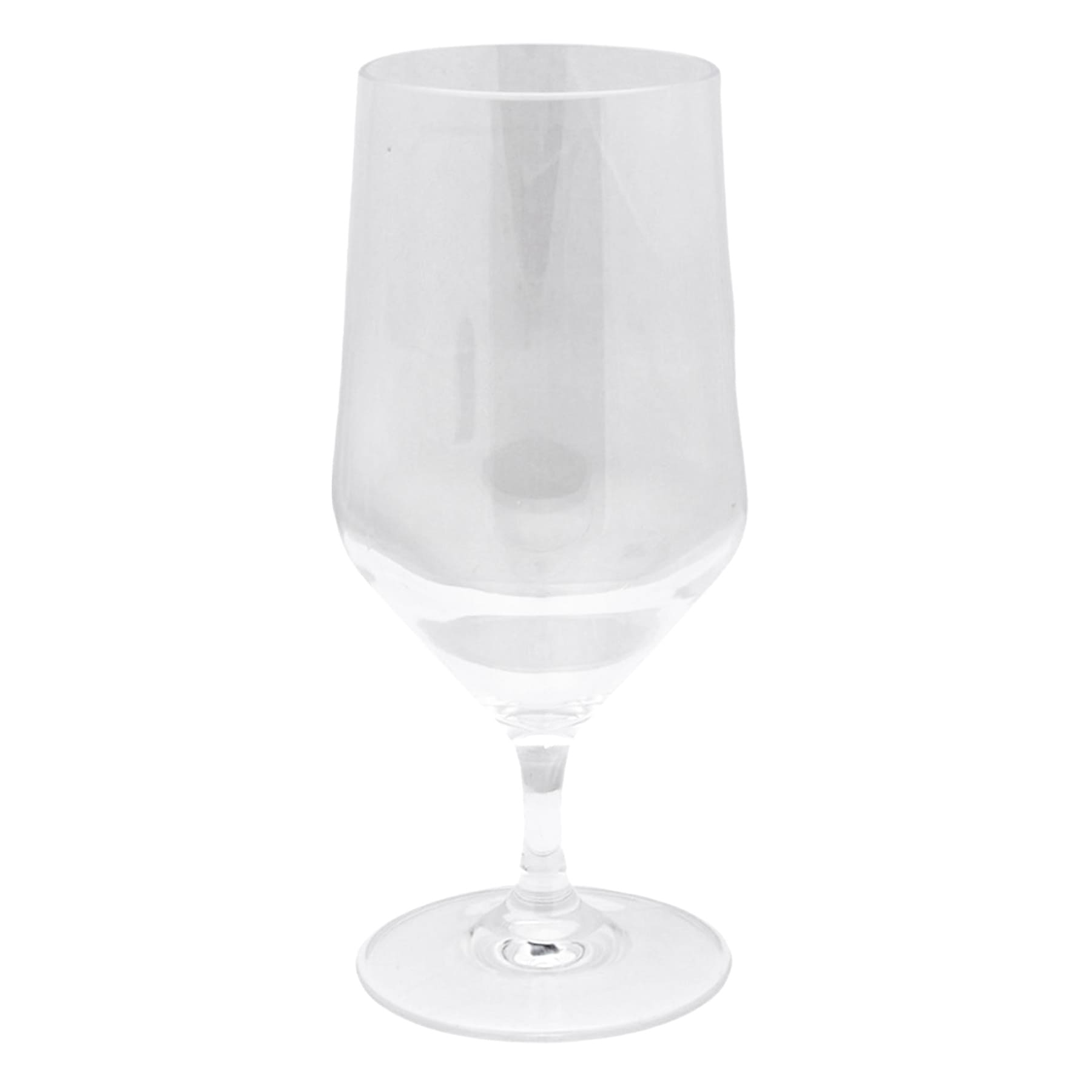 Footed Clear Acrylic Iced Tea Glass