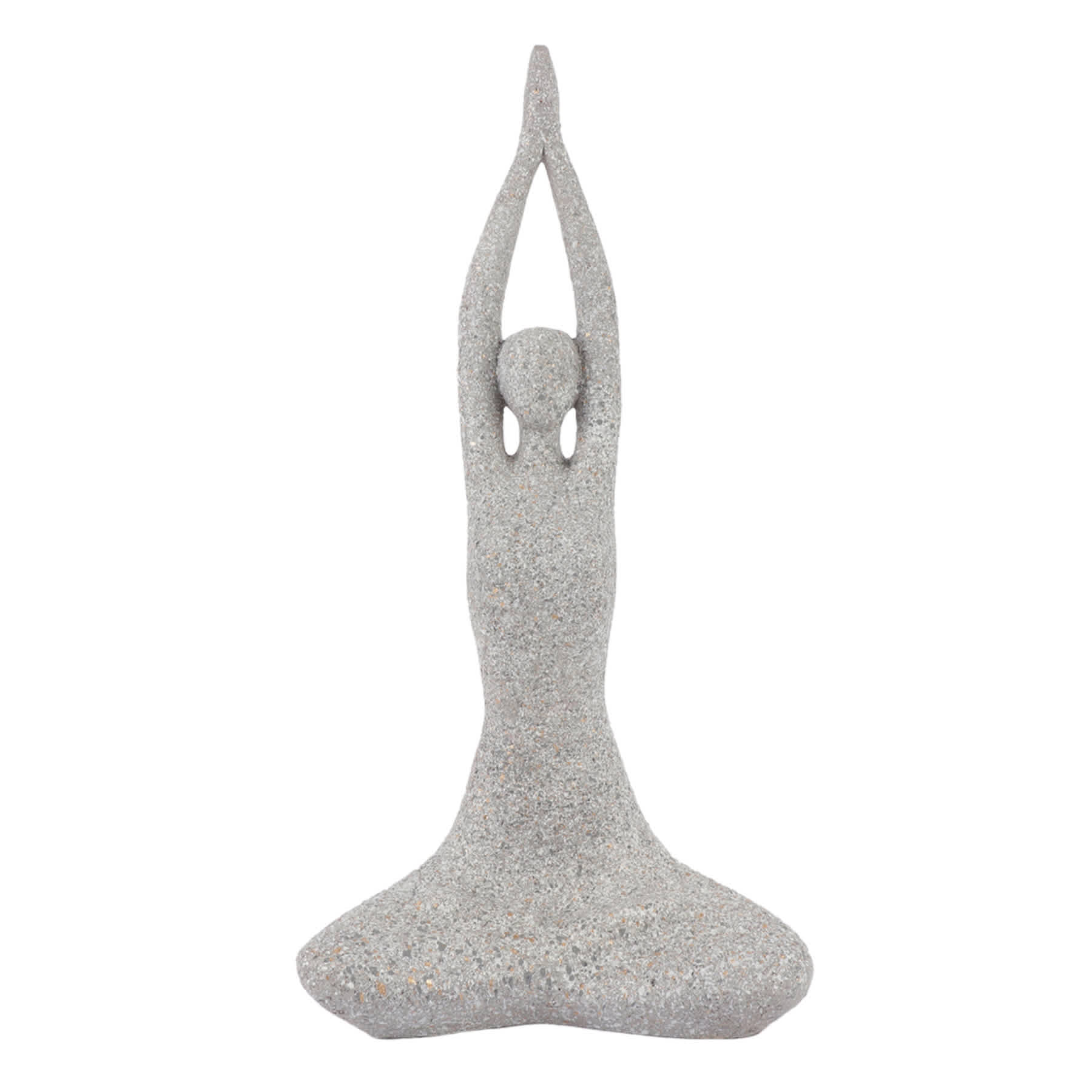 Peaceful Yoga Outdoor Garden Statue, 22"
