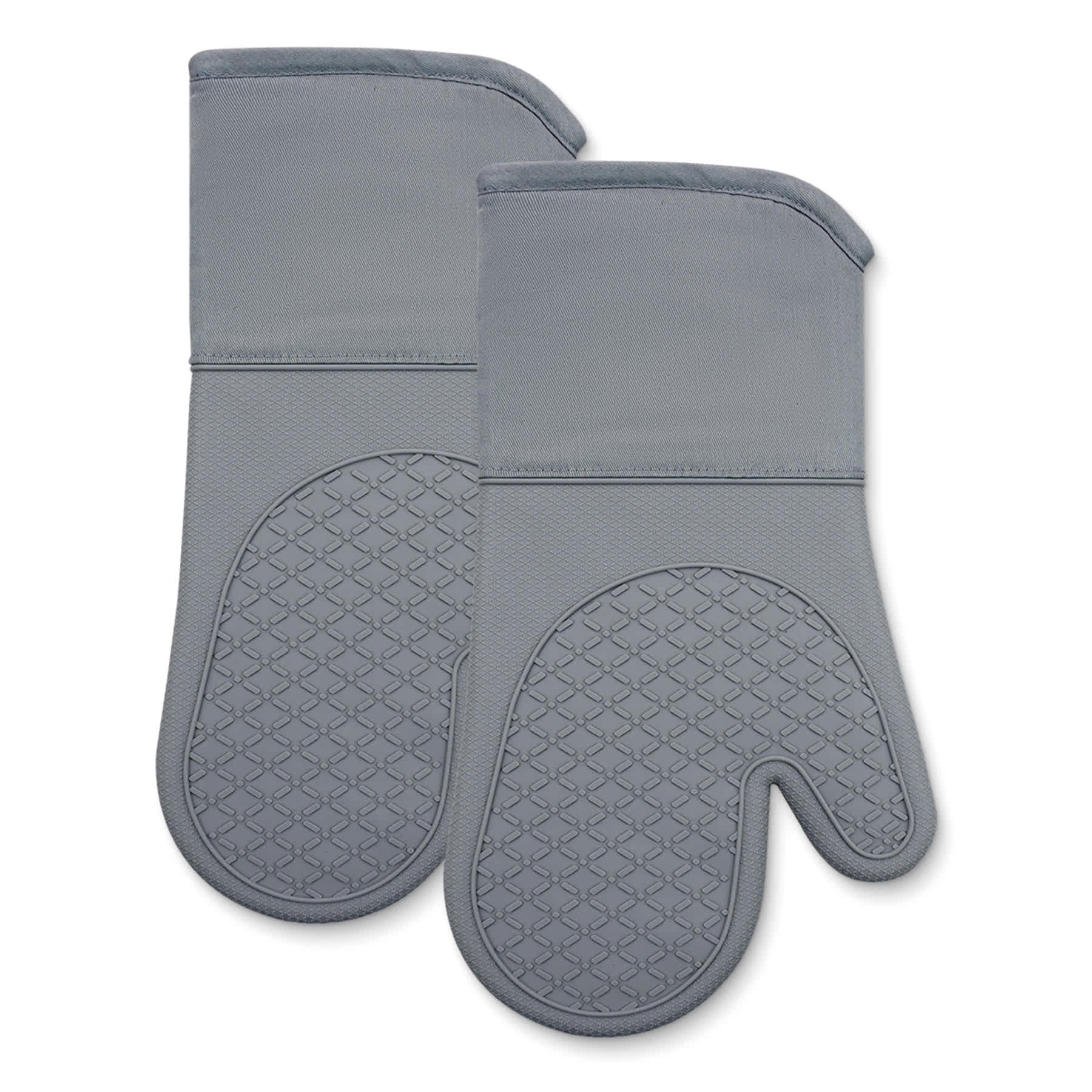 Grey Silicone Oven Mitt