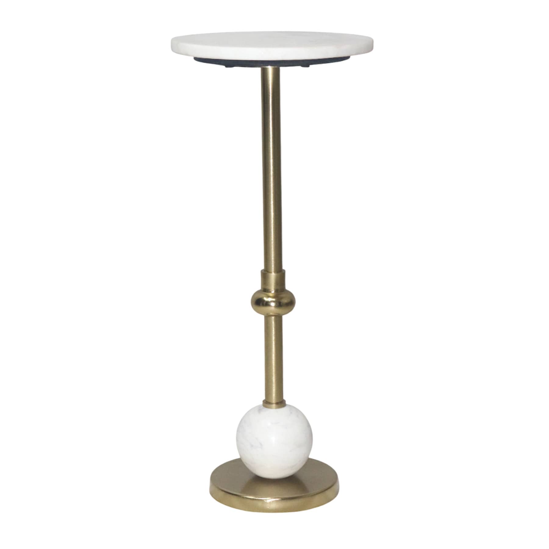 Providence Coen Marble Drink Table, Gold