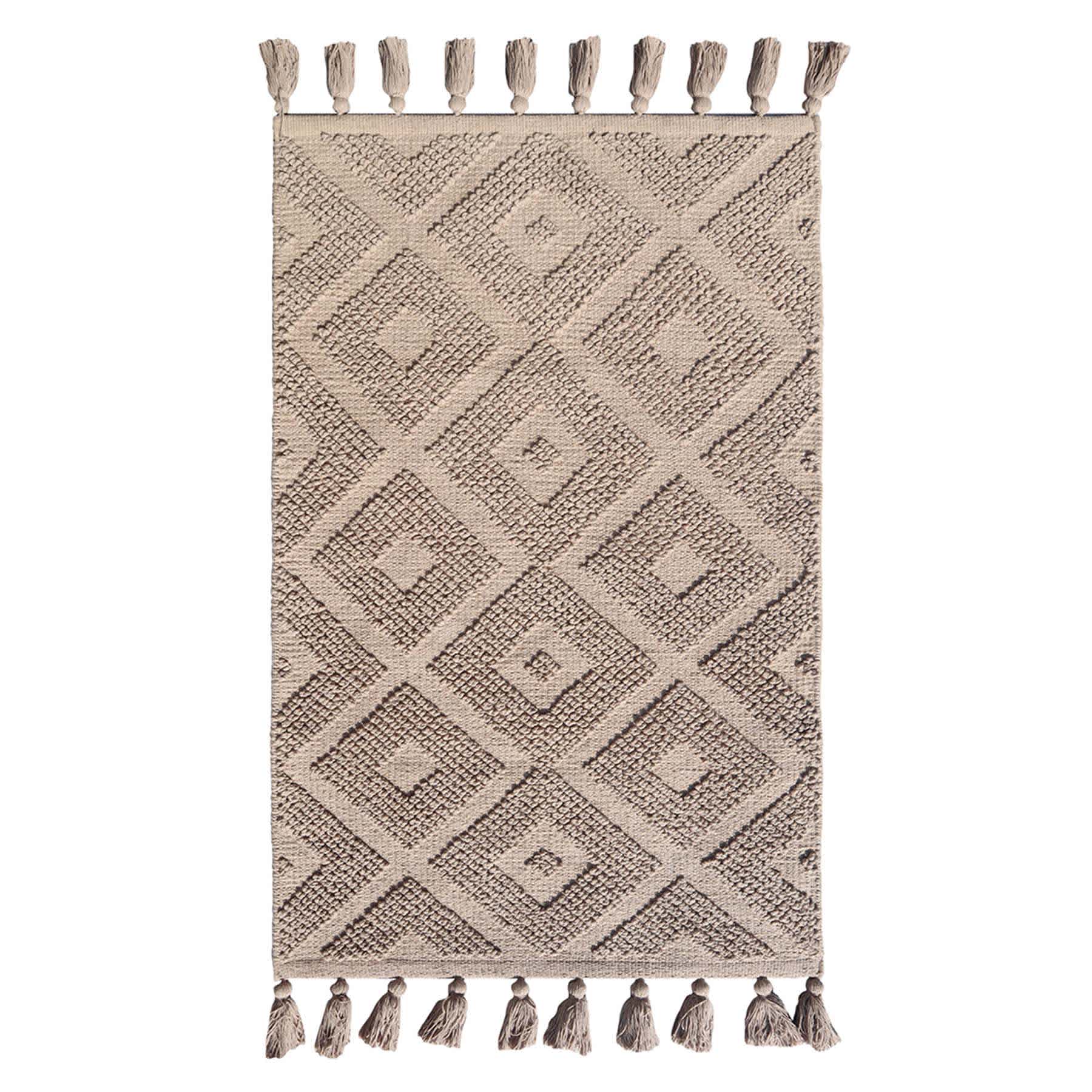 Hilo Diamond Moonlight Handwoven Accent Rug, 27x45