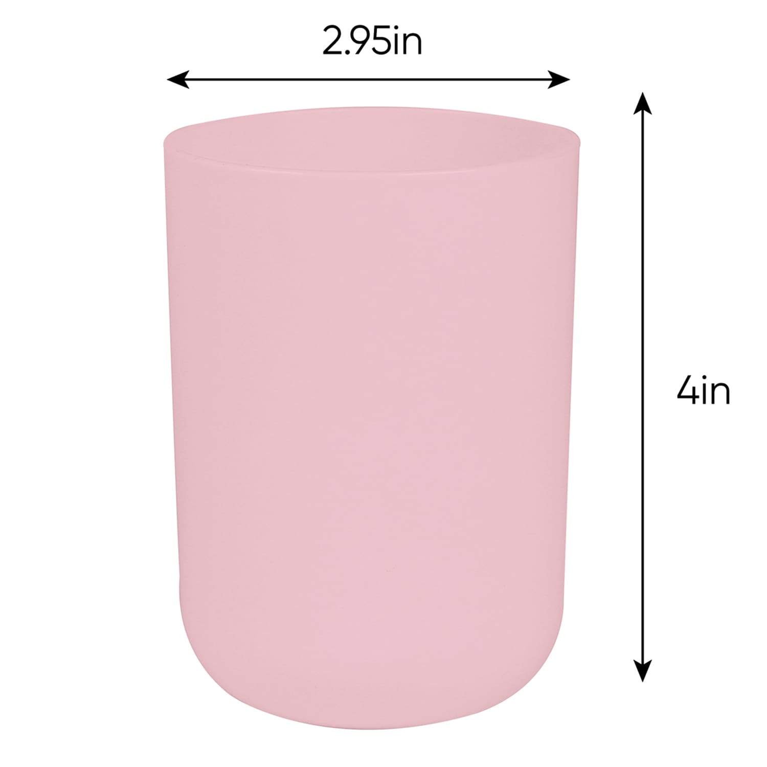 Tiny Dreamers Pink Plastic Bath Tumbler, 300ml