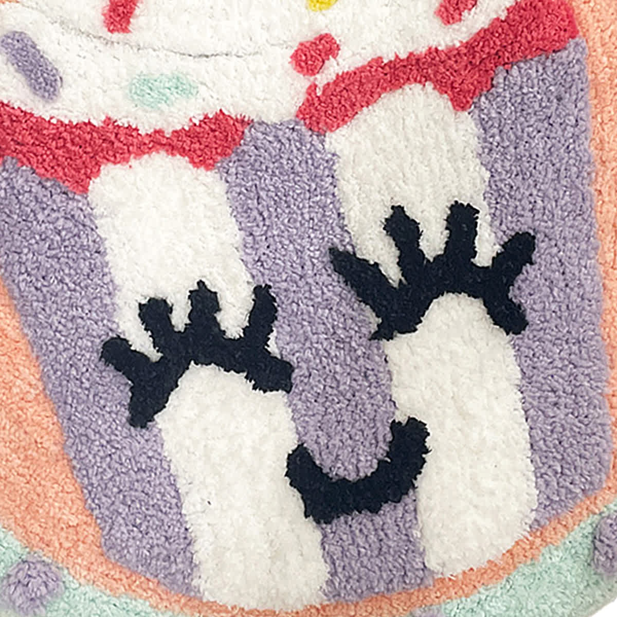 Tiny Dreamers Treats & Tiaras Round Cupcake Bath Rug, 20"