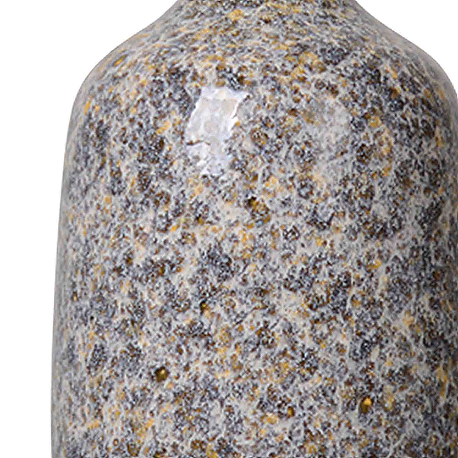 Honeybloom Speckled Ceramic Small Lamp Base, 15"
