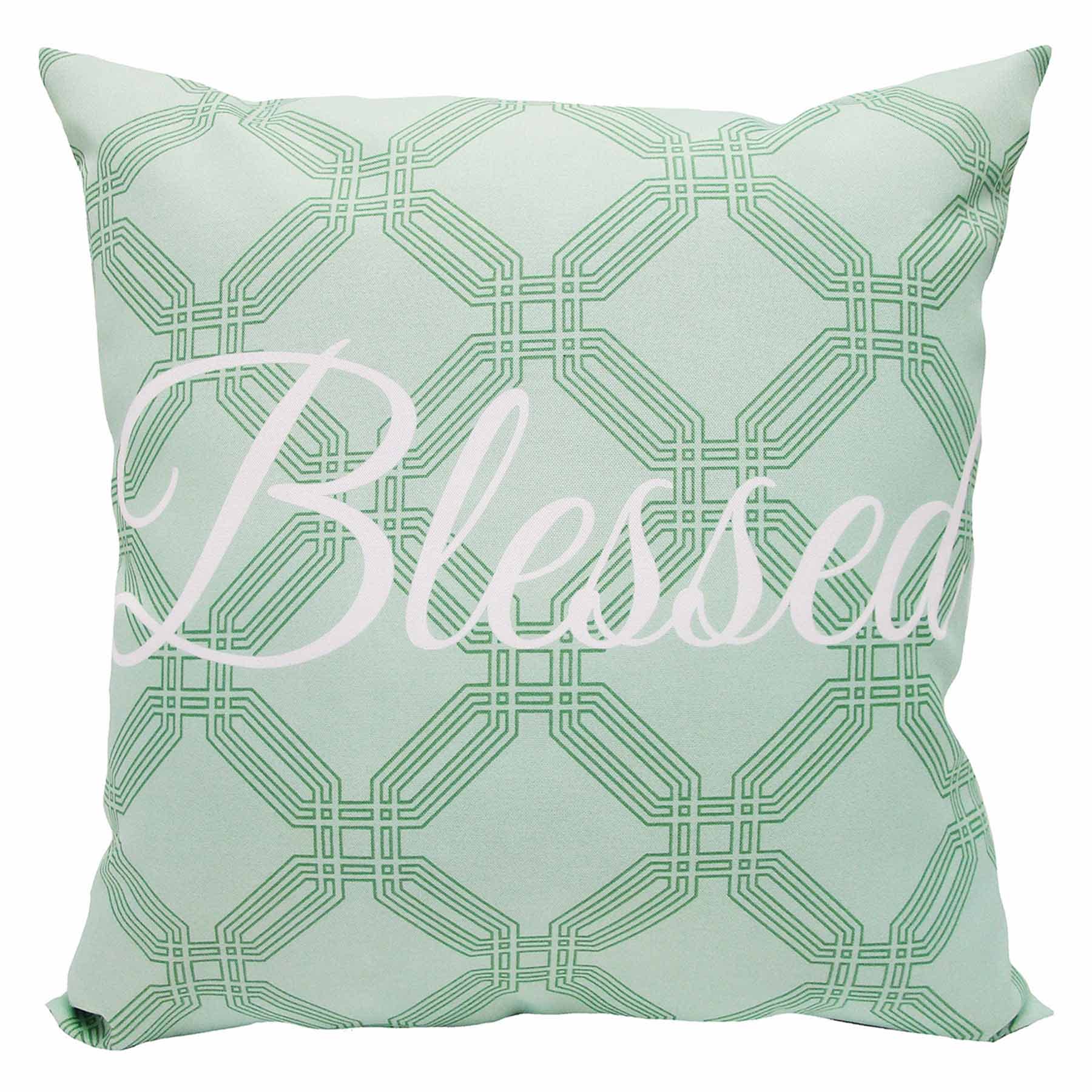 Providence Blessed Outdoor Throw Pillow, 16"