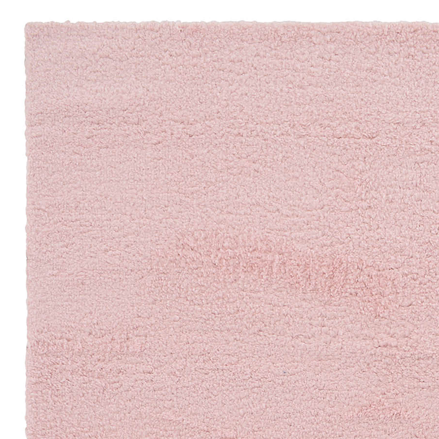 (C177) Parma Blush Shag Area Rug, 5x7