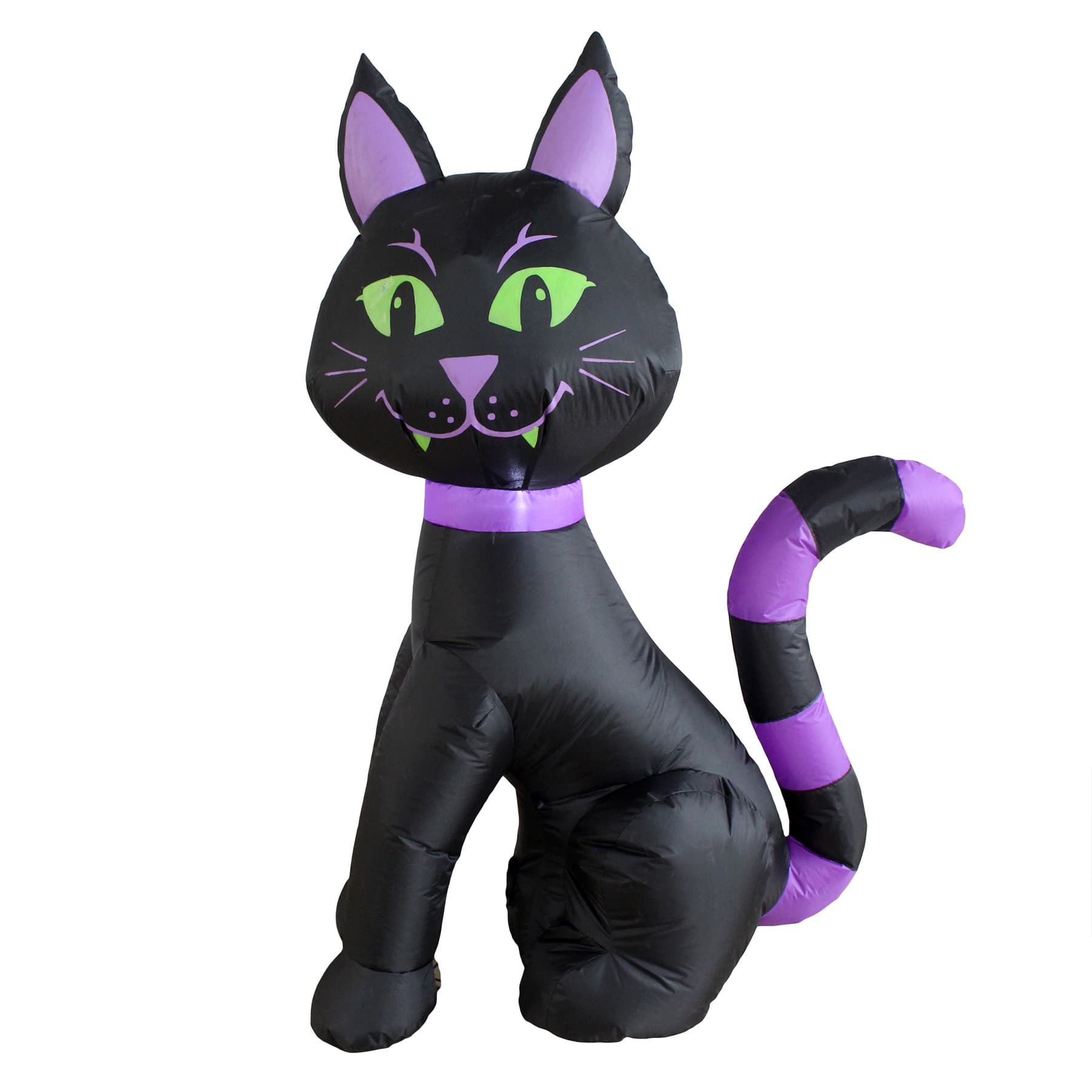 Black Cat Halloween Inflatable, 4'