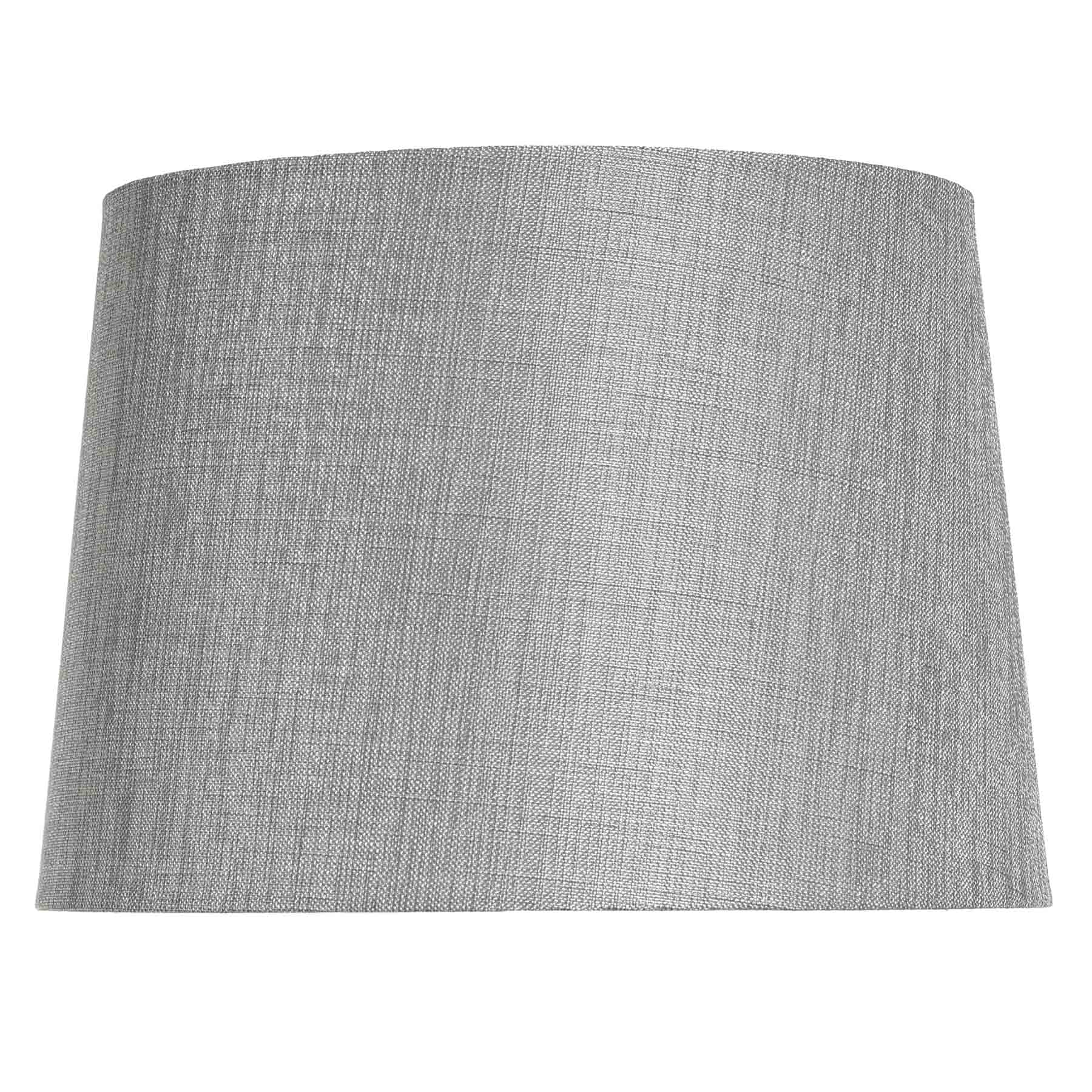 Light Grey Medium Table Lamp Shade, 14x10x12