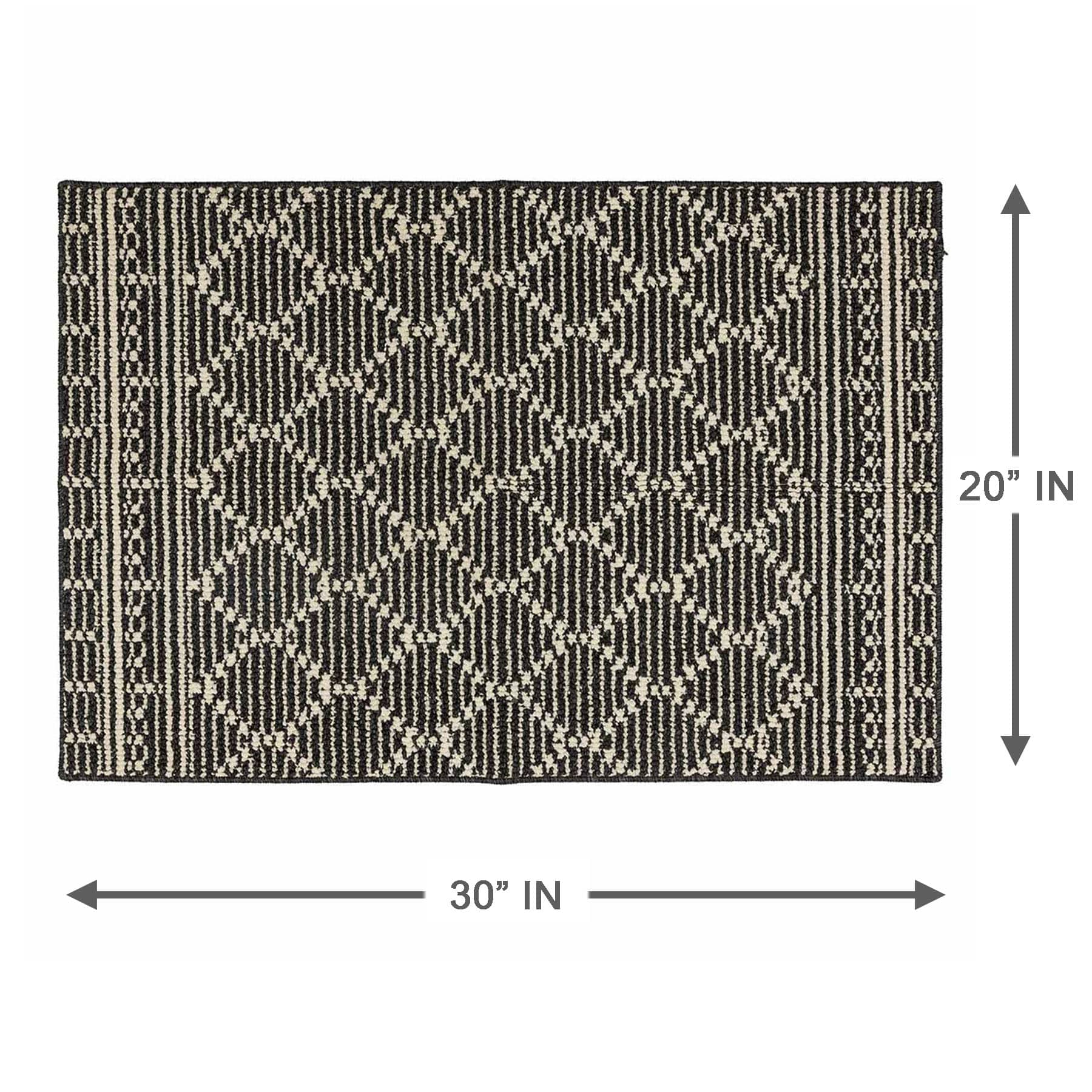 Olympia Beige & Ivory Trellis Accent Rug, 20x30