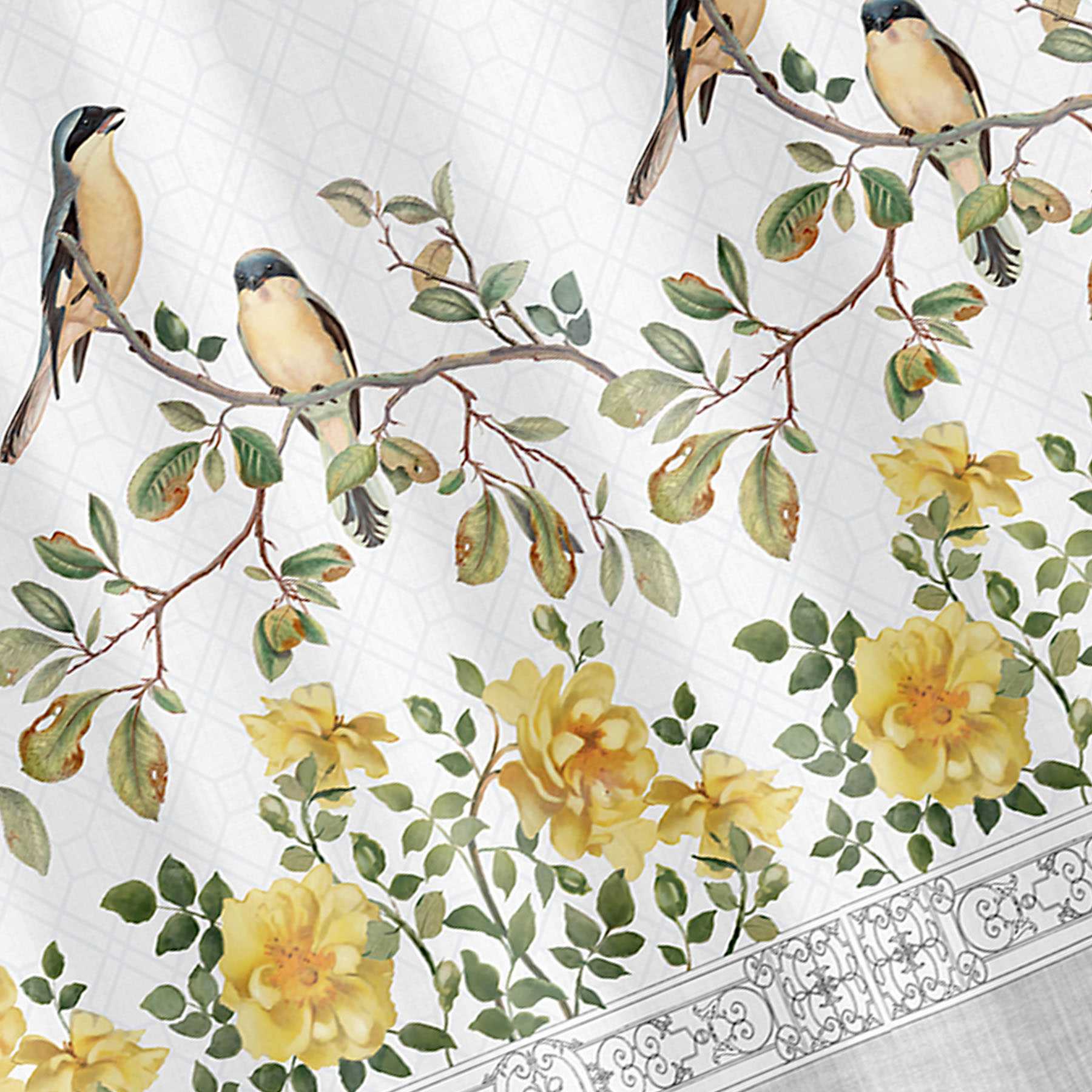 Avery Trellis Shower Curtain, 72"