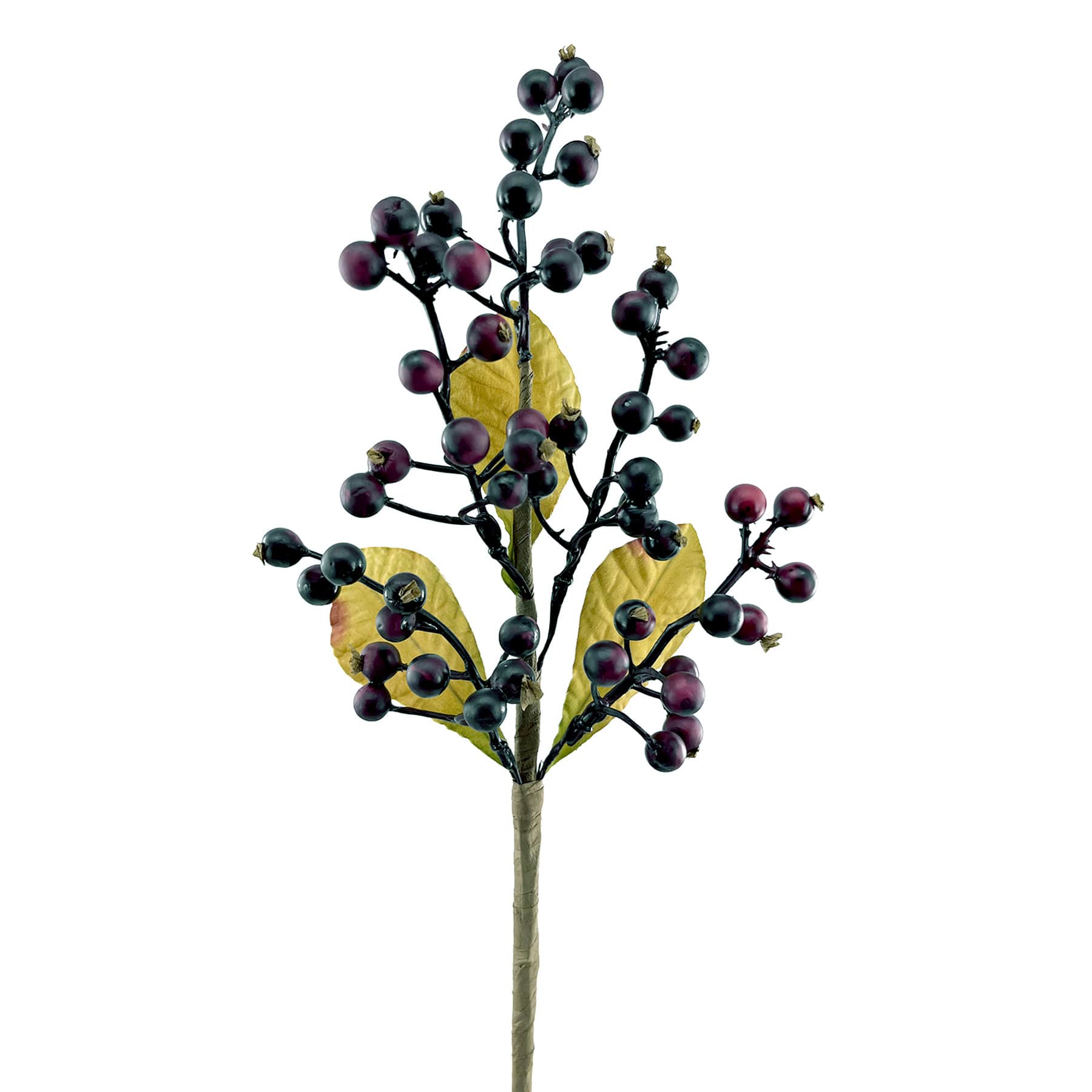 Burgundy Berries Pick, 12"