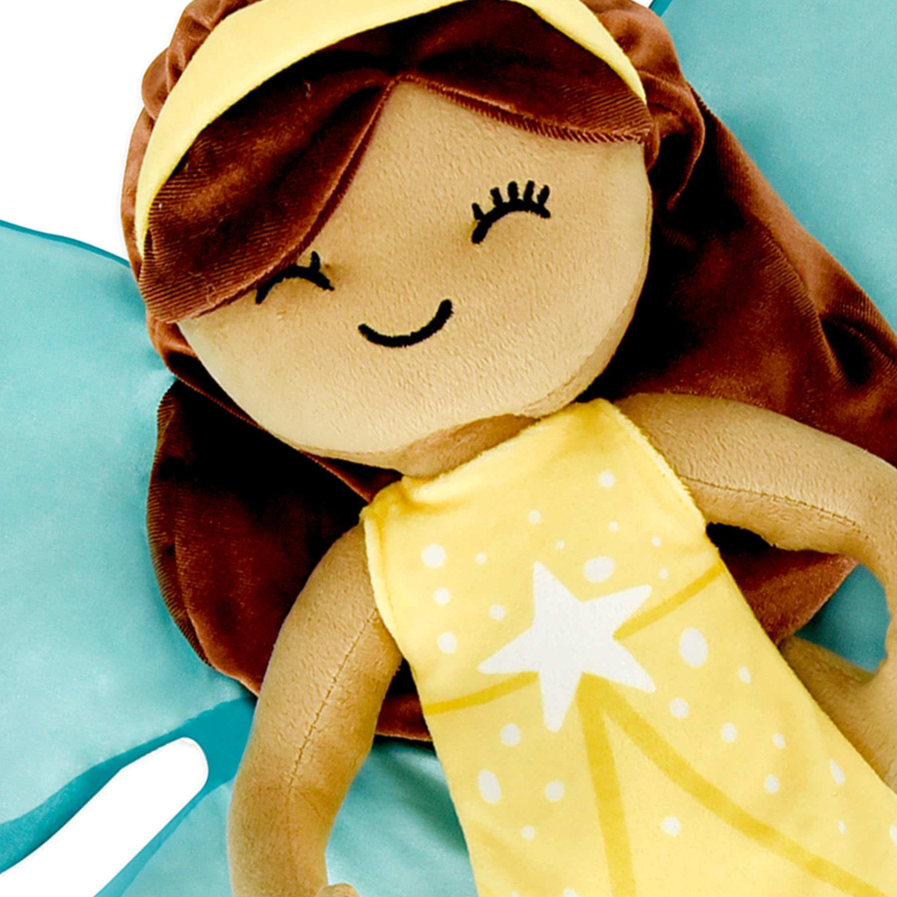 Tiny Dreamers Yellow Dress Fairy Pillow, 18"