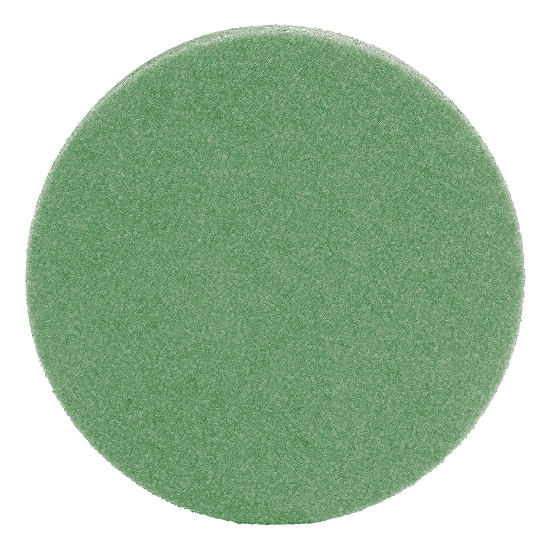Green Floral Foam Disk, 9x2