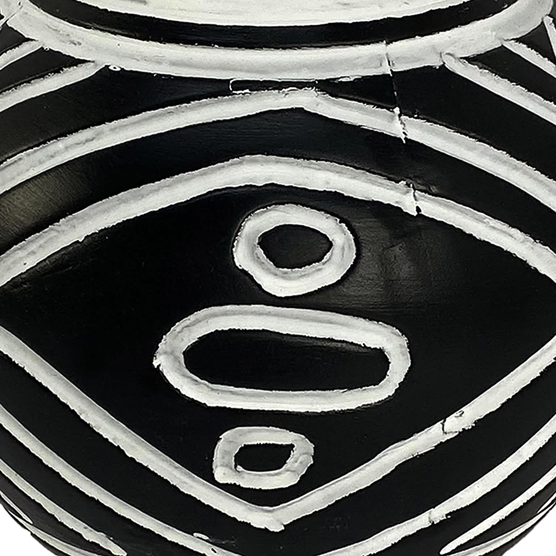 Tracey Boyd Black & White Ceramic Vase, 6"
