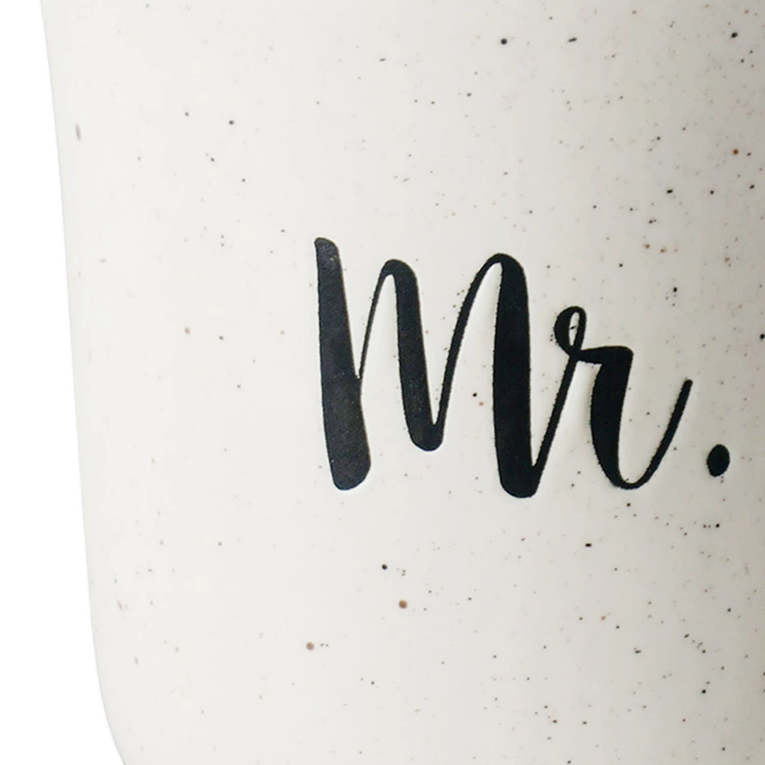 Honeybloom Farmhouse Speckled Stoneware Mr. Mug