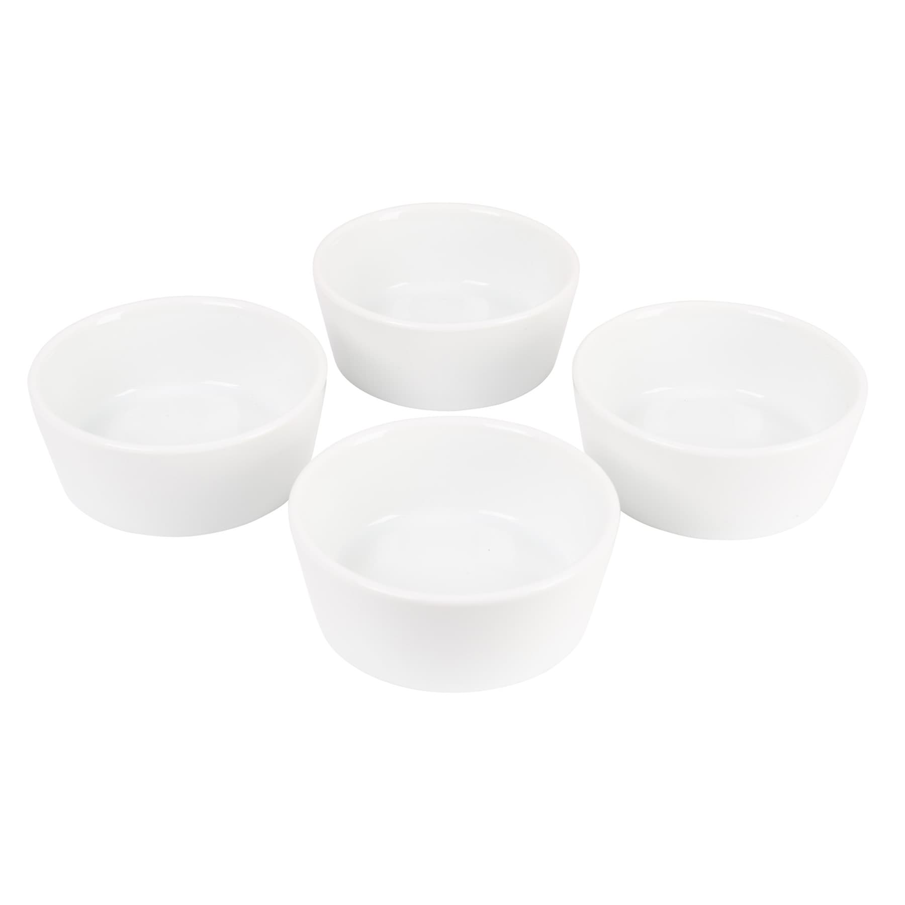Set of 4 Round Mini Taster Bowls