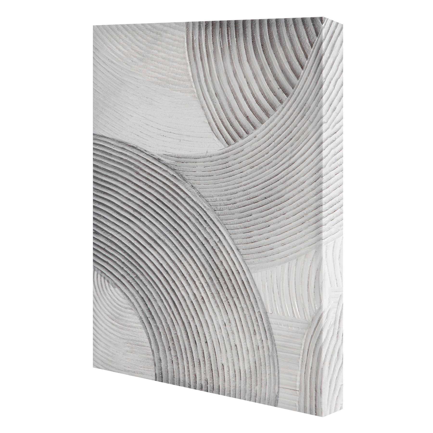 Found & Fable Neutral Pattern Canvas Wall Art, 18x24