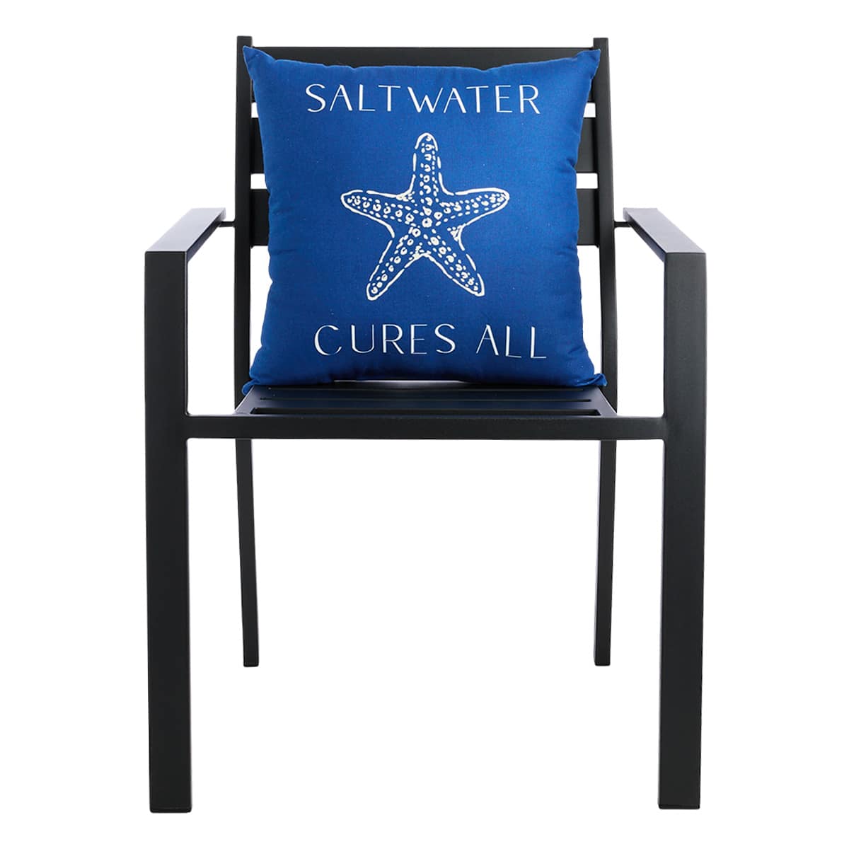 Honeybloom Saltwater Cures All Outdoor Throw Pillow, 18"
