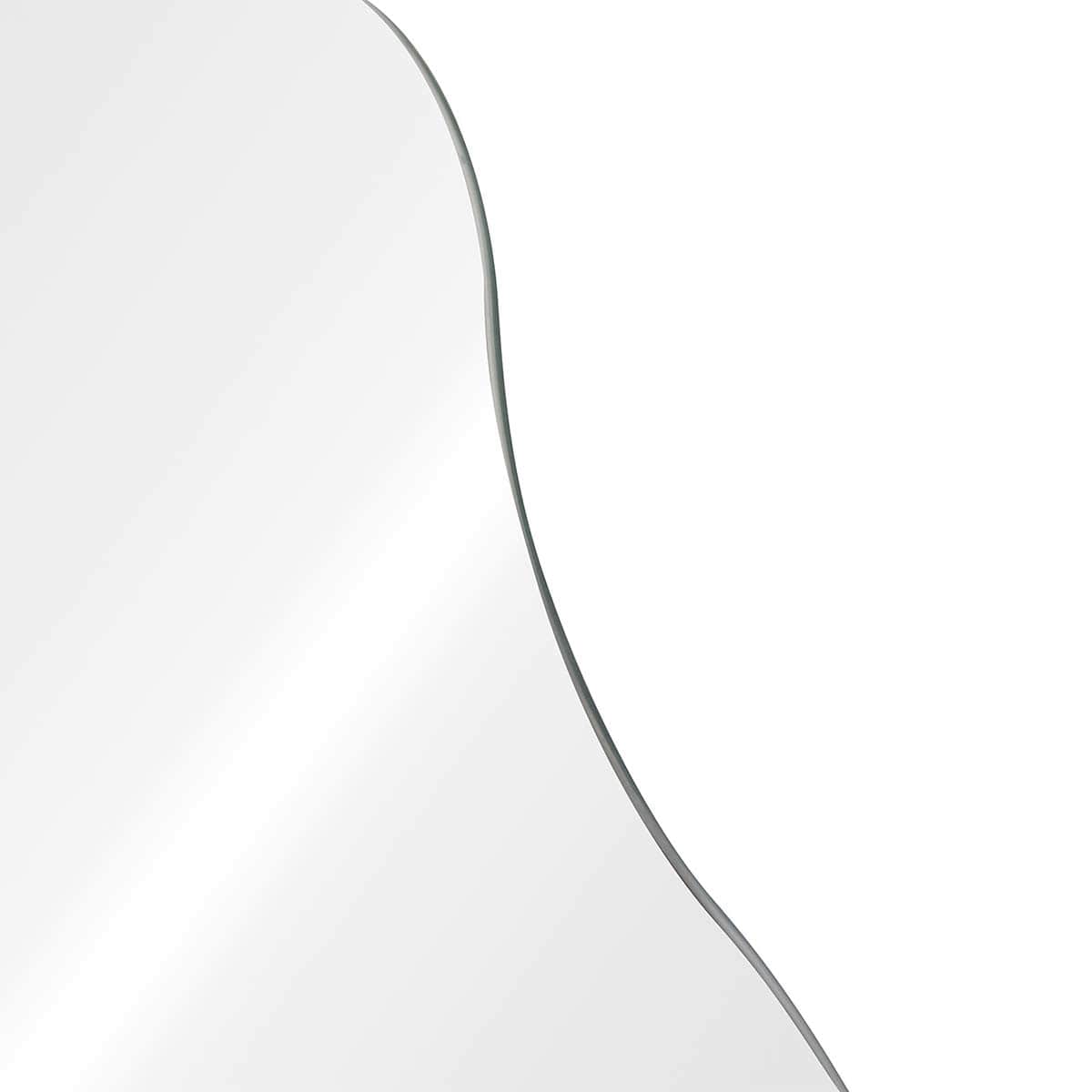 Wavy LED Wall Mirror, 16x19