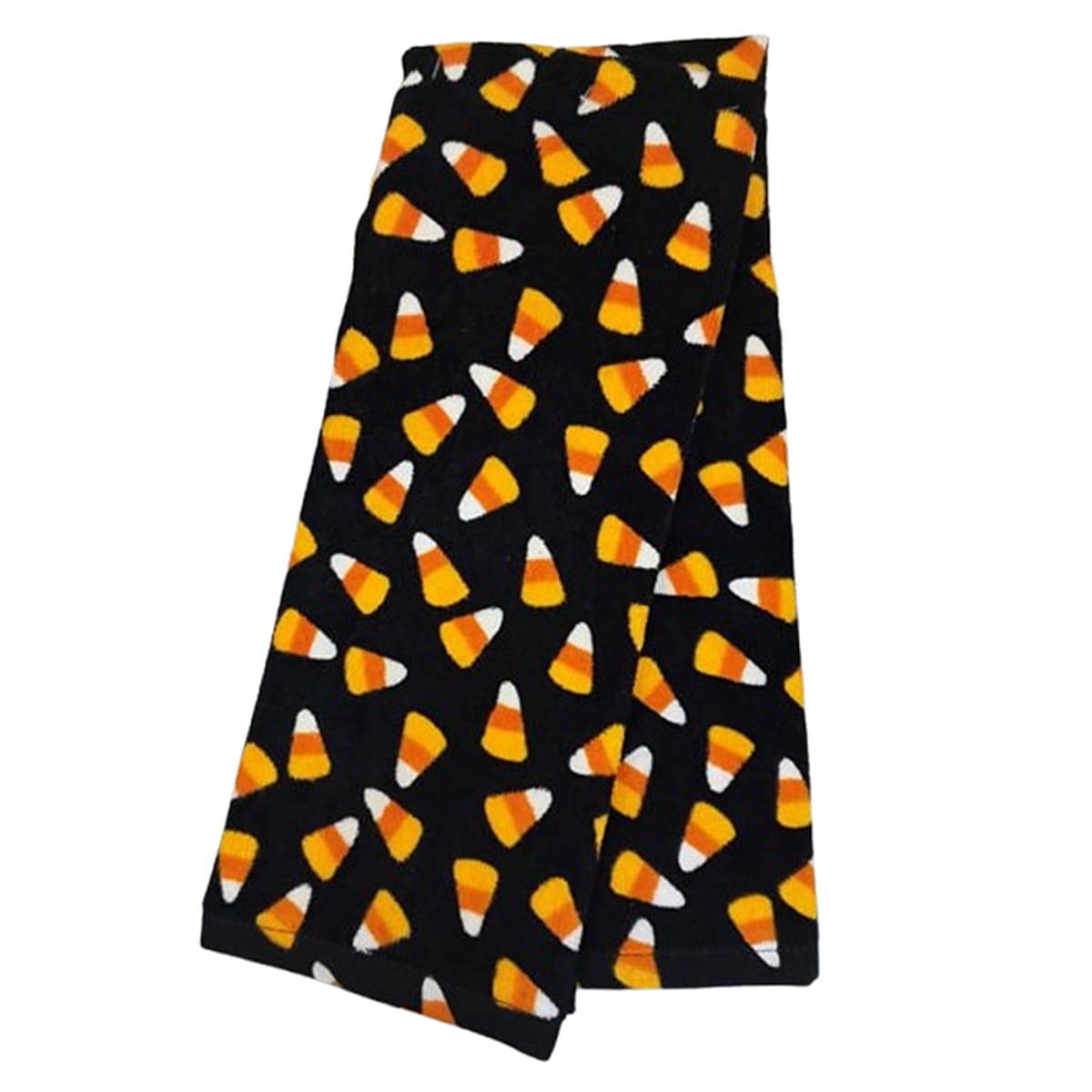 Happy Haunting 2-Pack Happy Haunting Printed Candy Corn Hand Towels