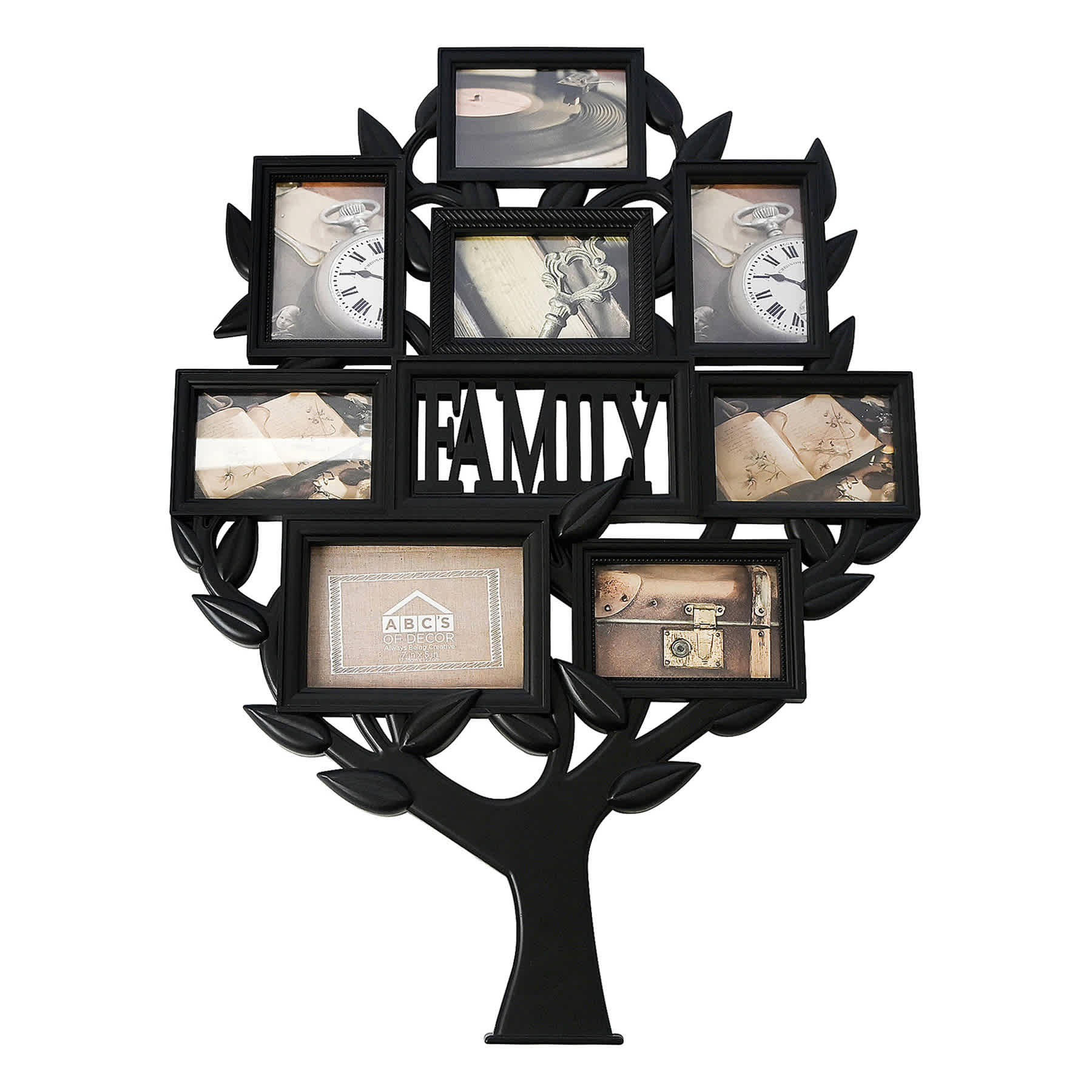 8-Opening Family Tree Collage Picture Frame, 31.5"