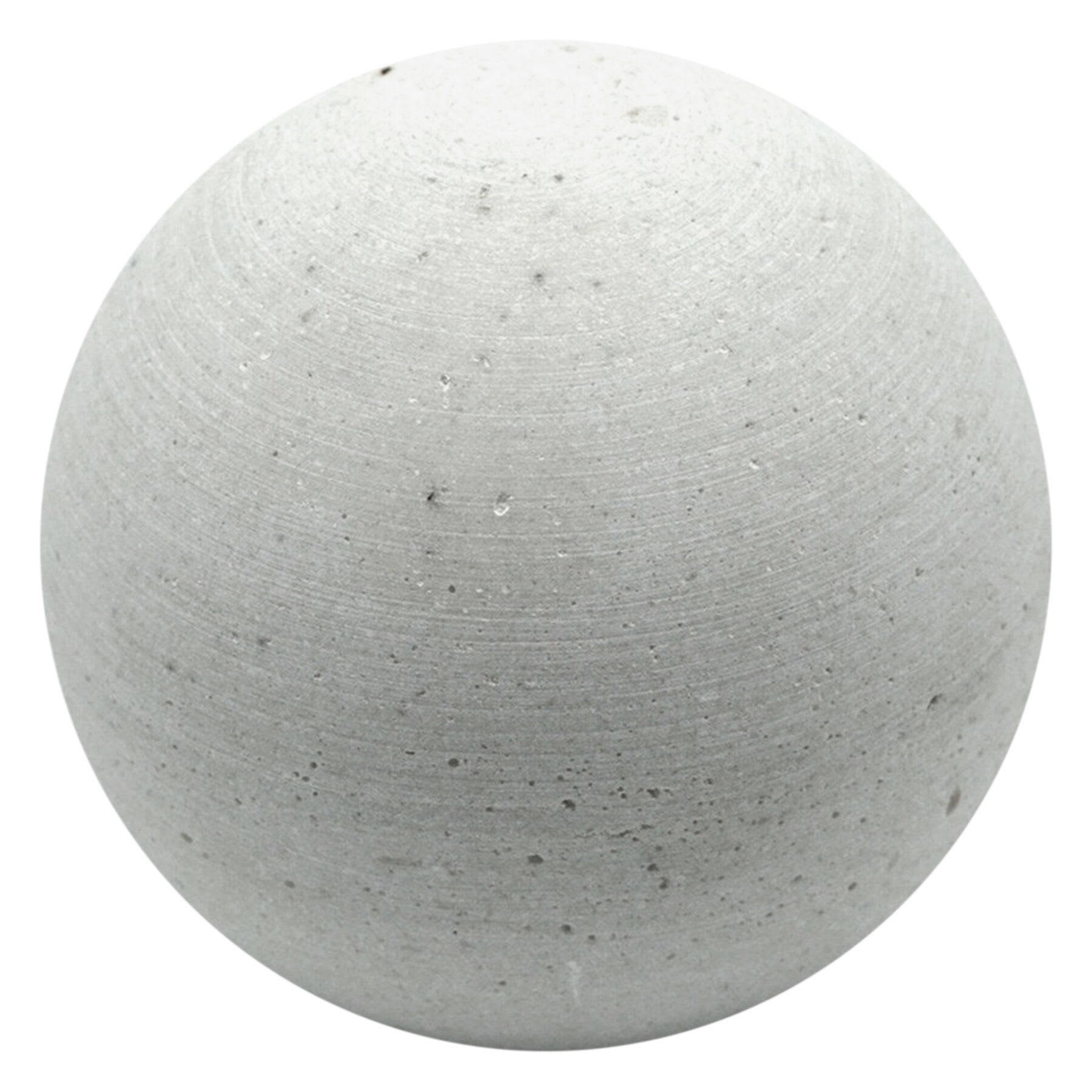 White Cement-Look Sphere, 4"