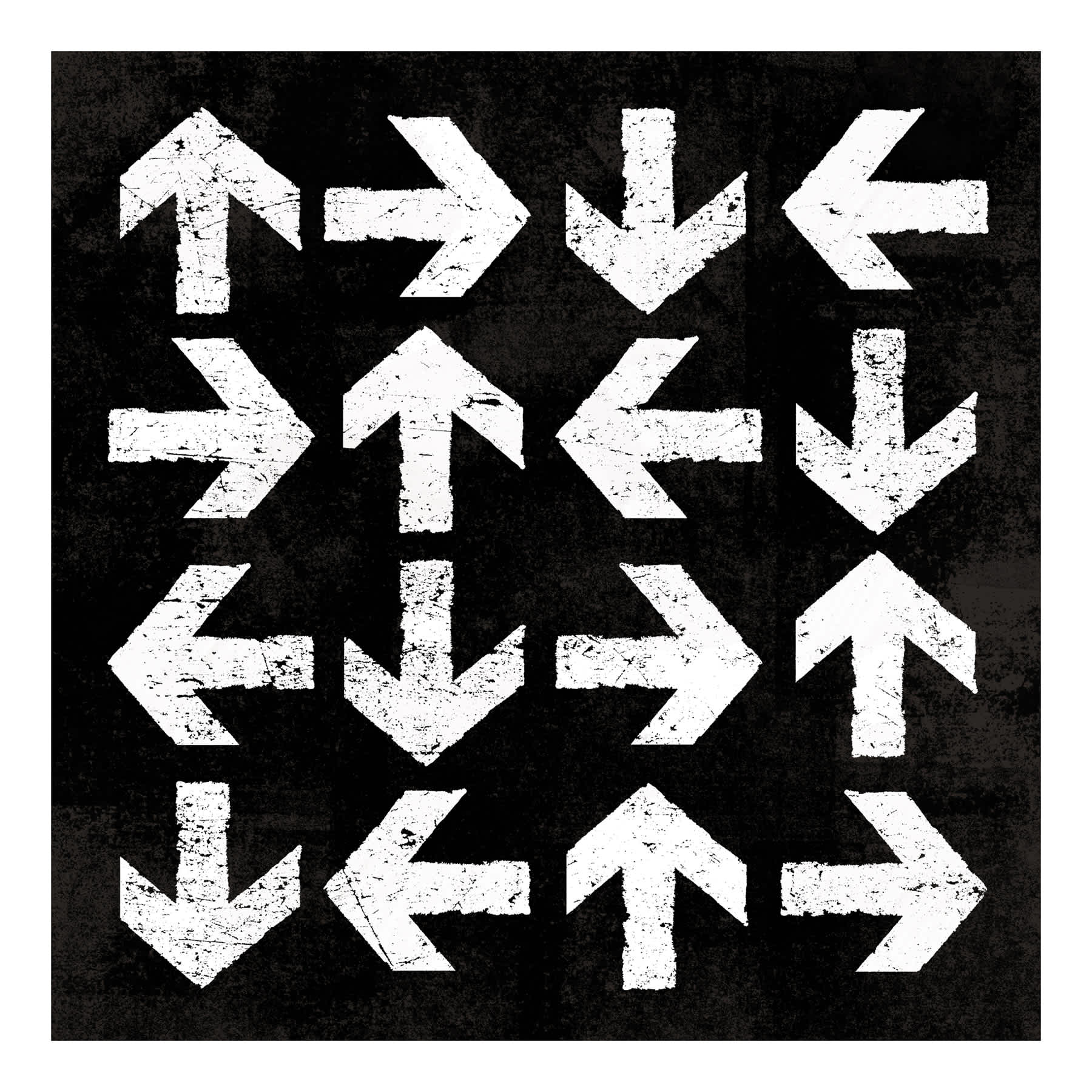 Arrows Canvas Wall Art, 12"