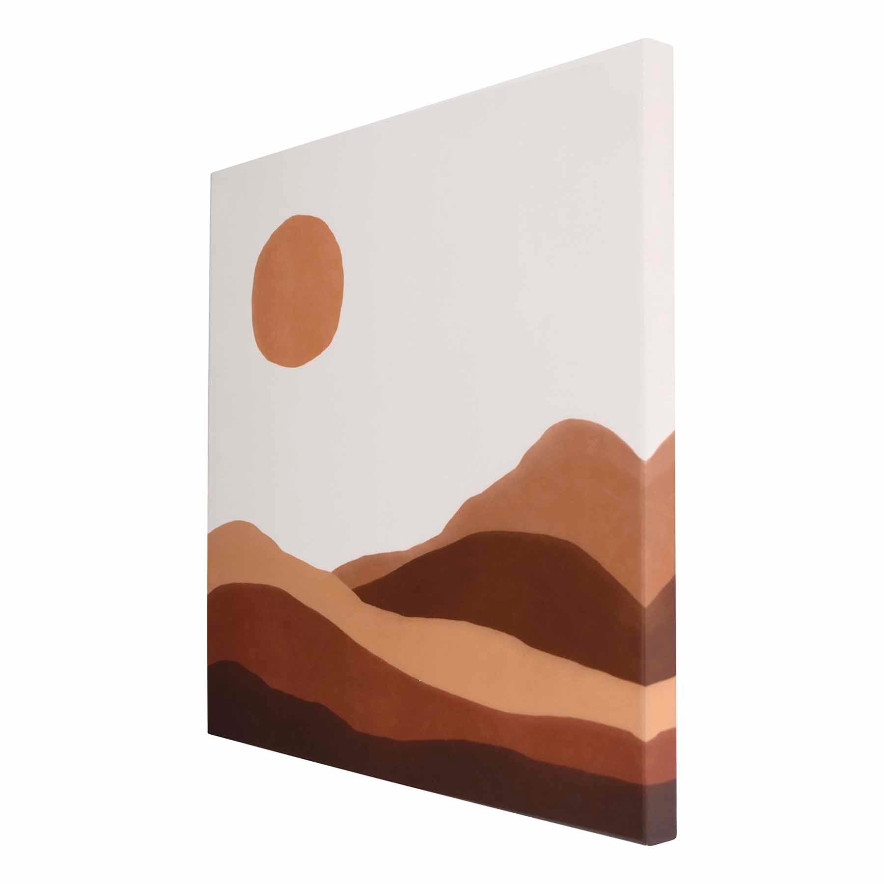 Soul Searcher Abstract Sun Canvas Wall Art, 20"