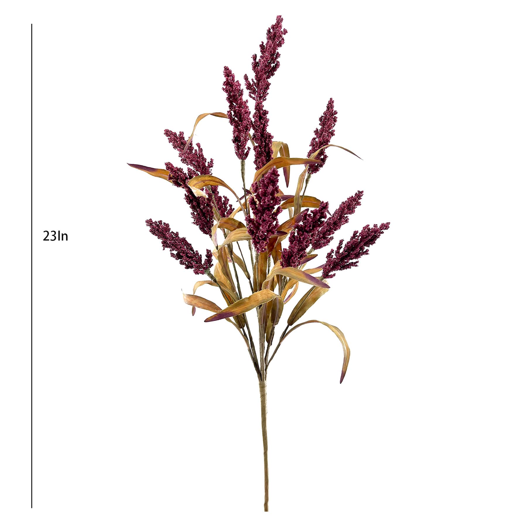 Burgundy Heather Bush, 23"