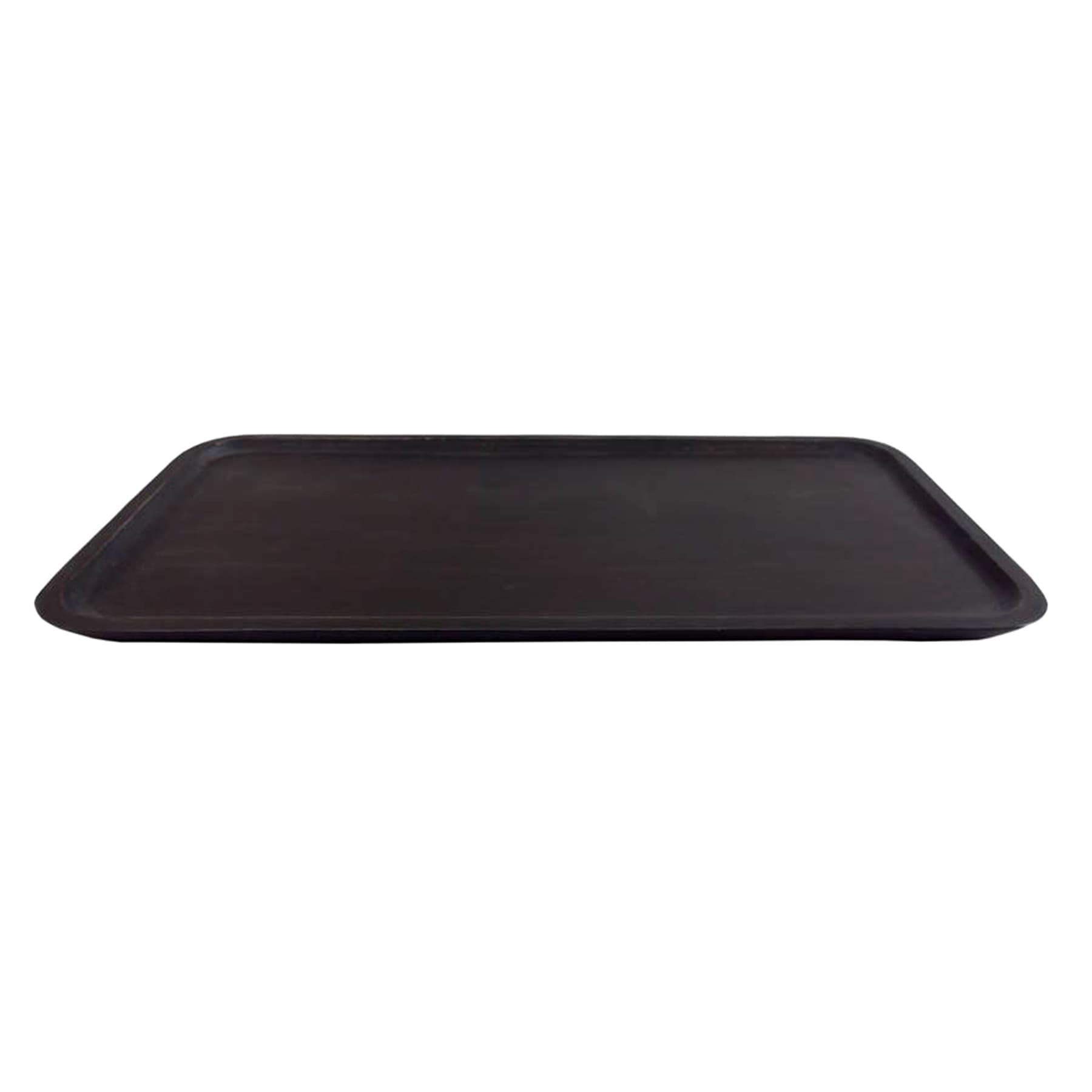 Black Wooden Decorative Tray, Large