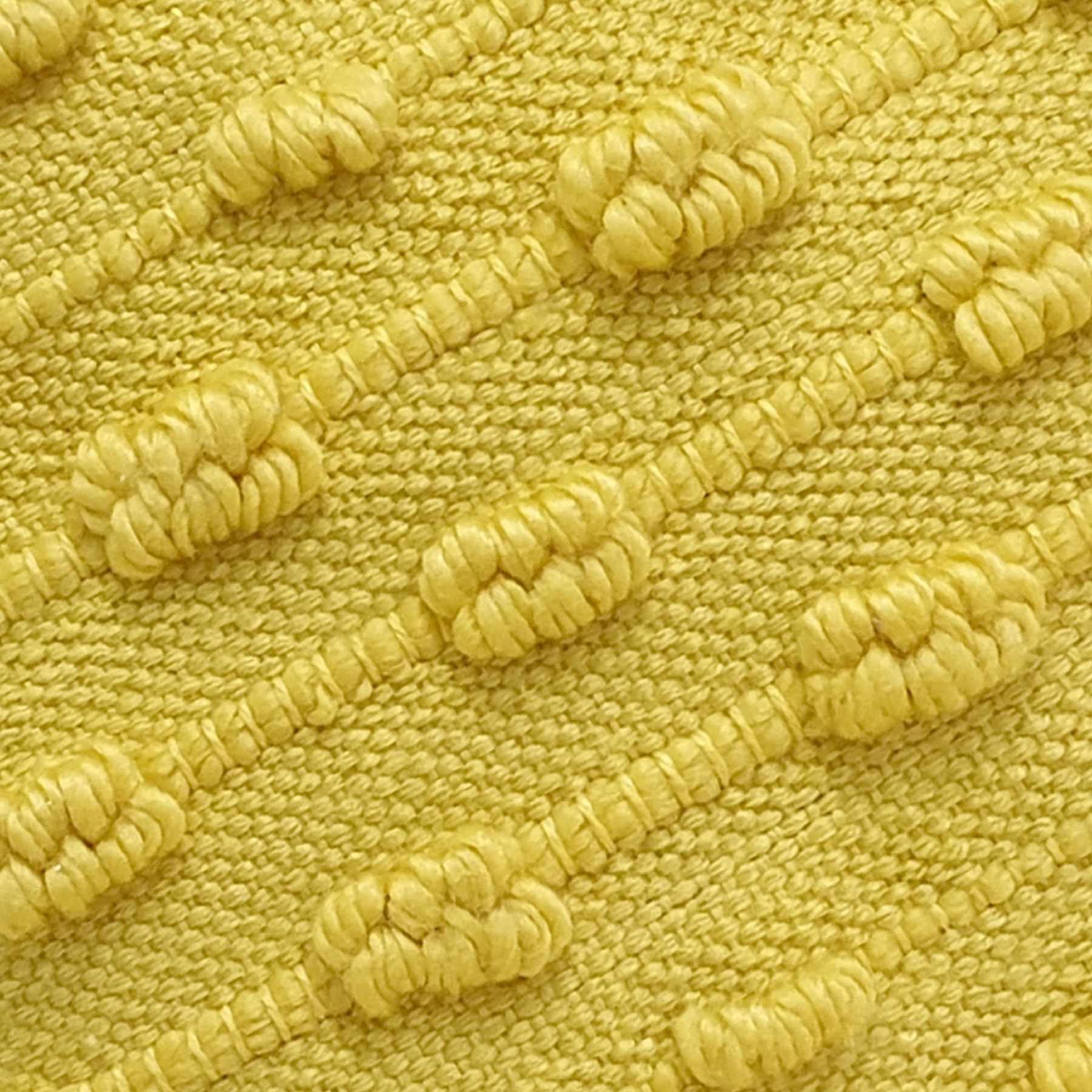 Yellow Bubble Textured Throw Pillow, 16"