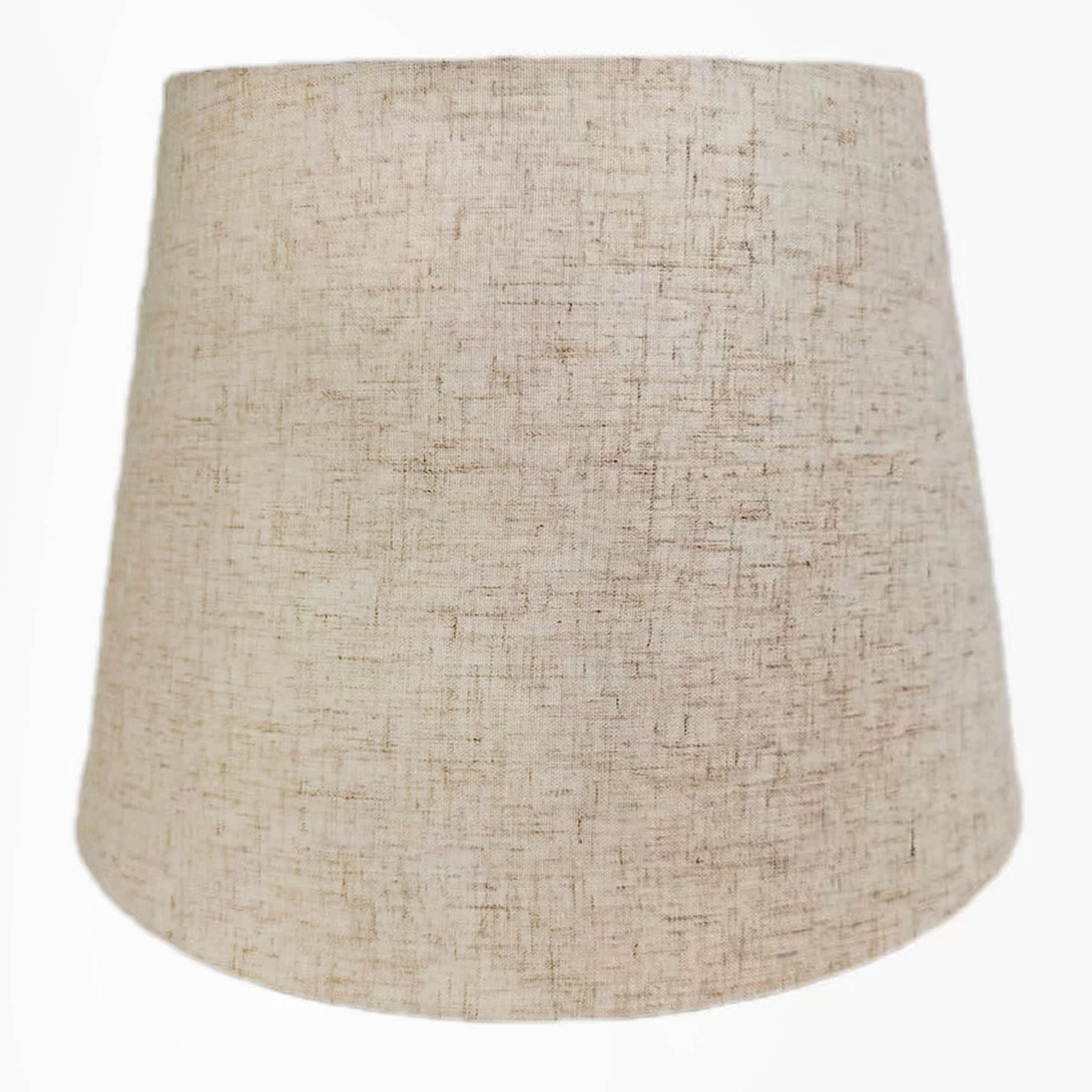 Ty Pennington Beige Linen Tapered Medium Table Lamp Shade, 14x14x10