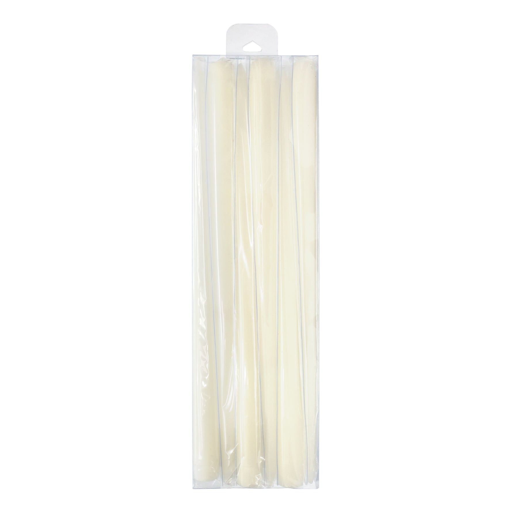 Willow Crossley 6-Pack White Unscented Taper Candles, 15"