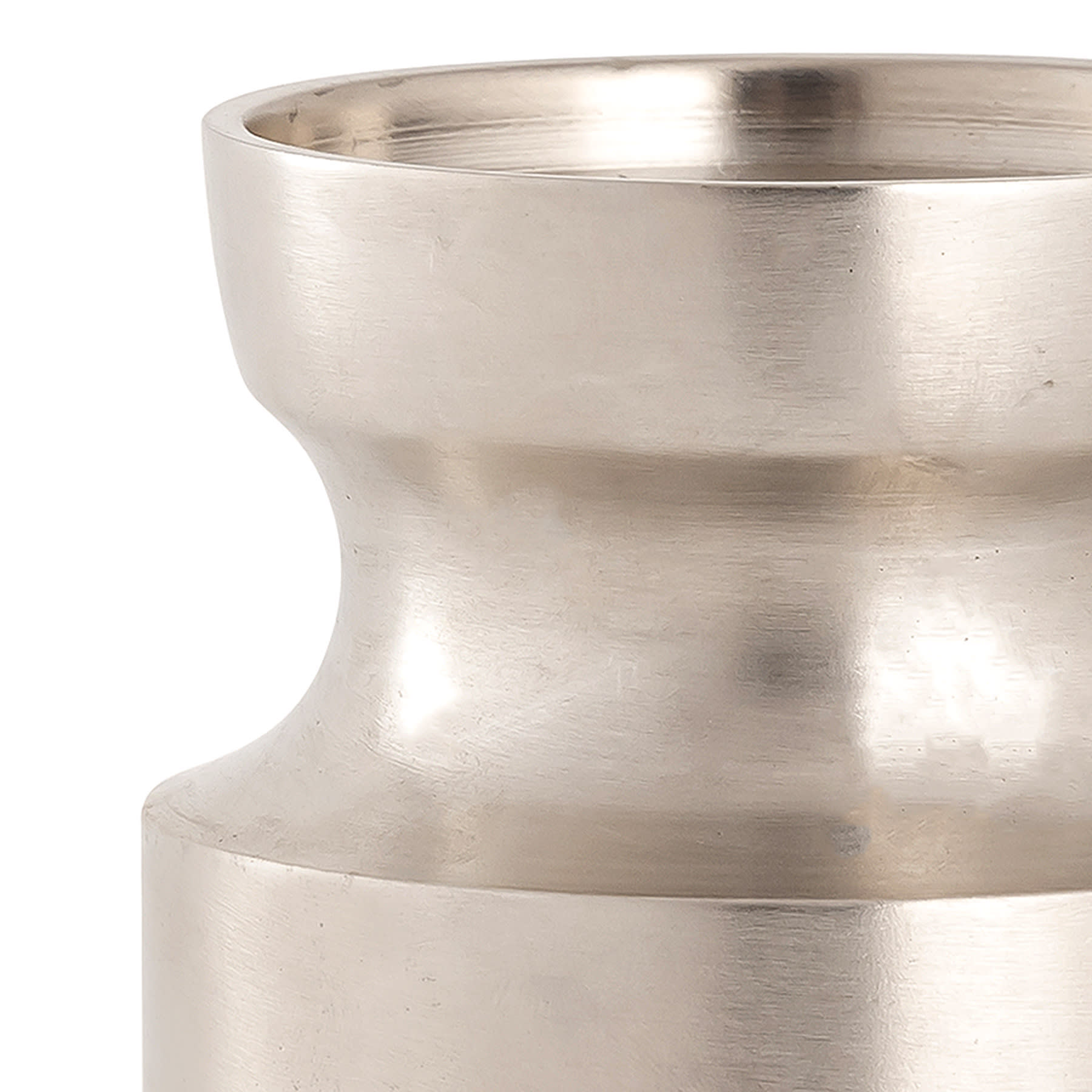 Ty Pennington Metallic Pillar Candle Holder, 6"