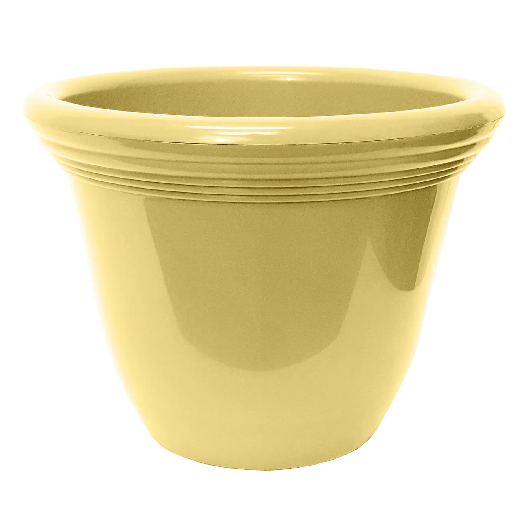 Honeybloom Light Yellow Capri Outdoor Planter, Small
