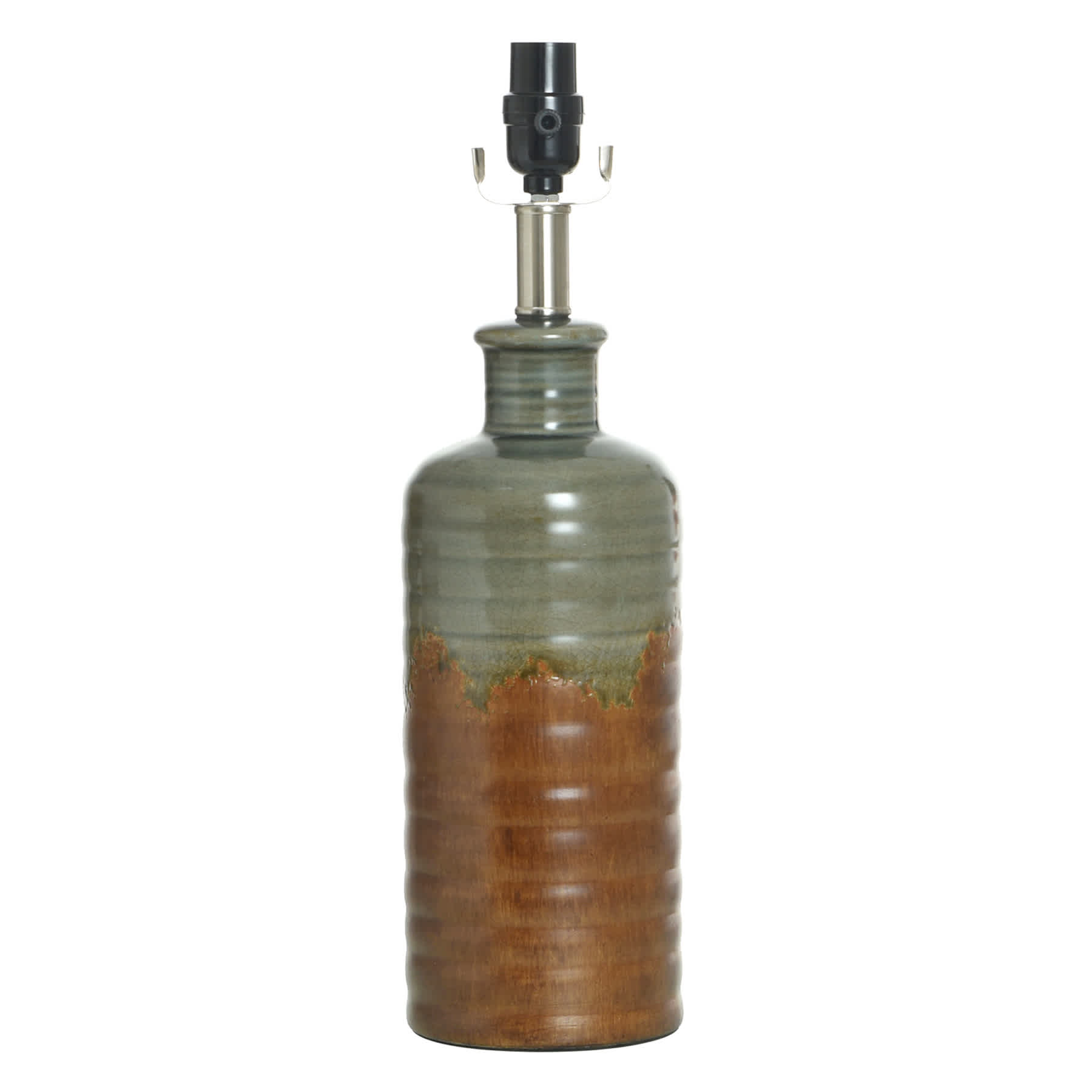 Ty Pennington Ceramic Drip Glaze Medium Table Lamp, 18"