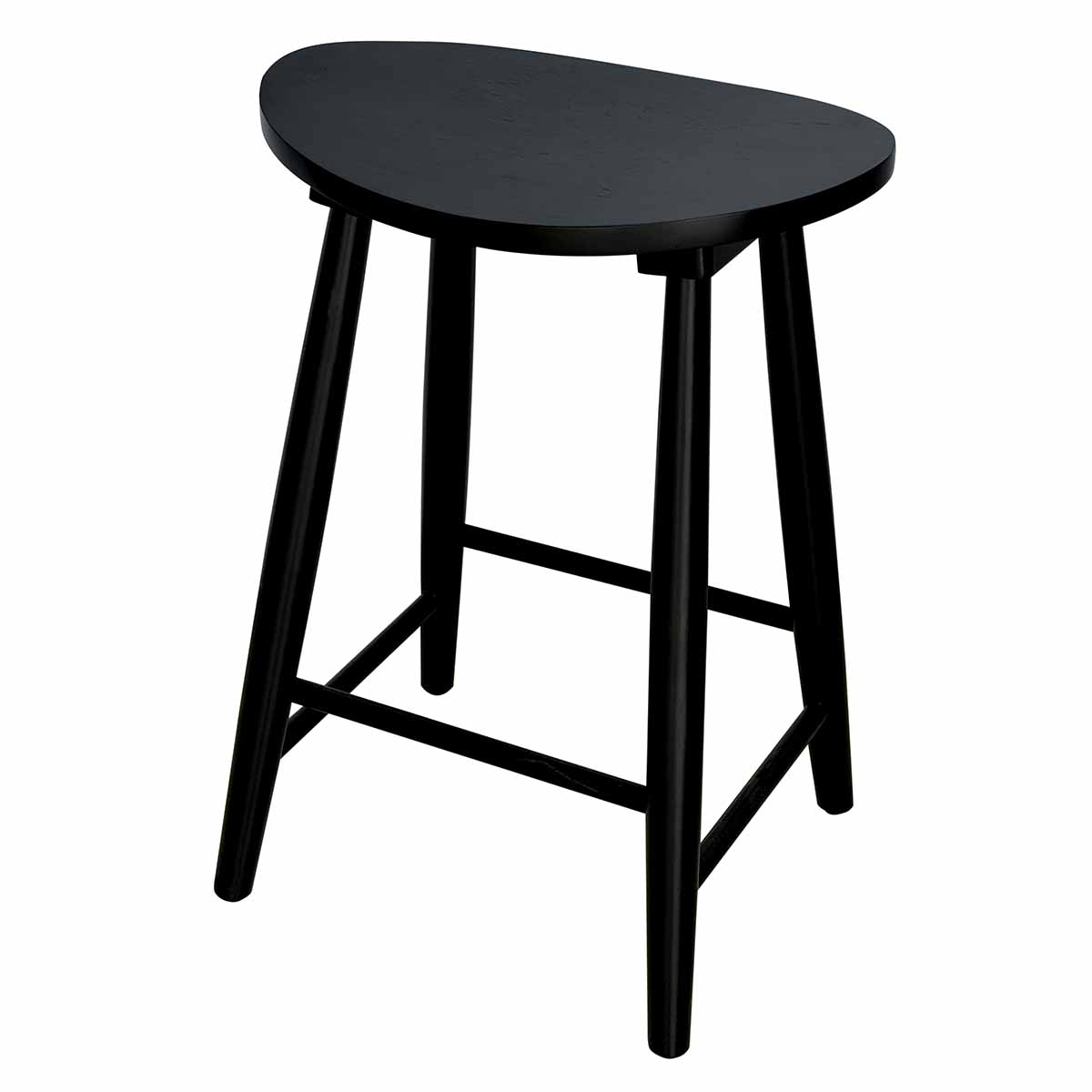 Honeybloom Hayley Counter Stool, Black