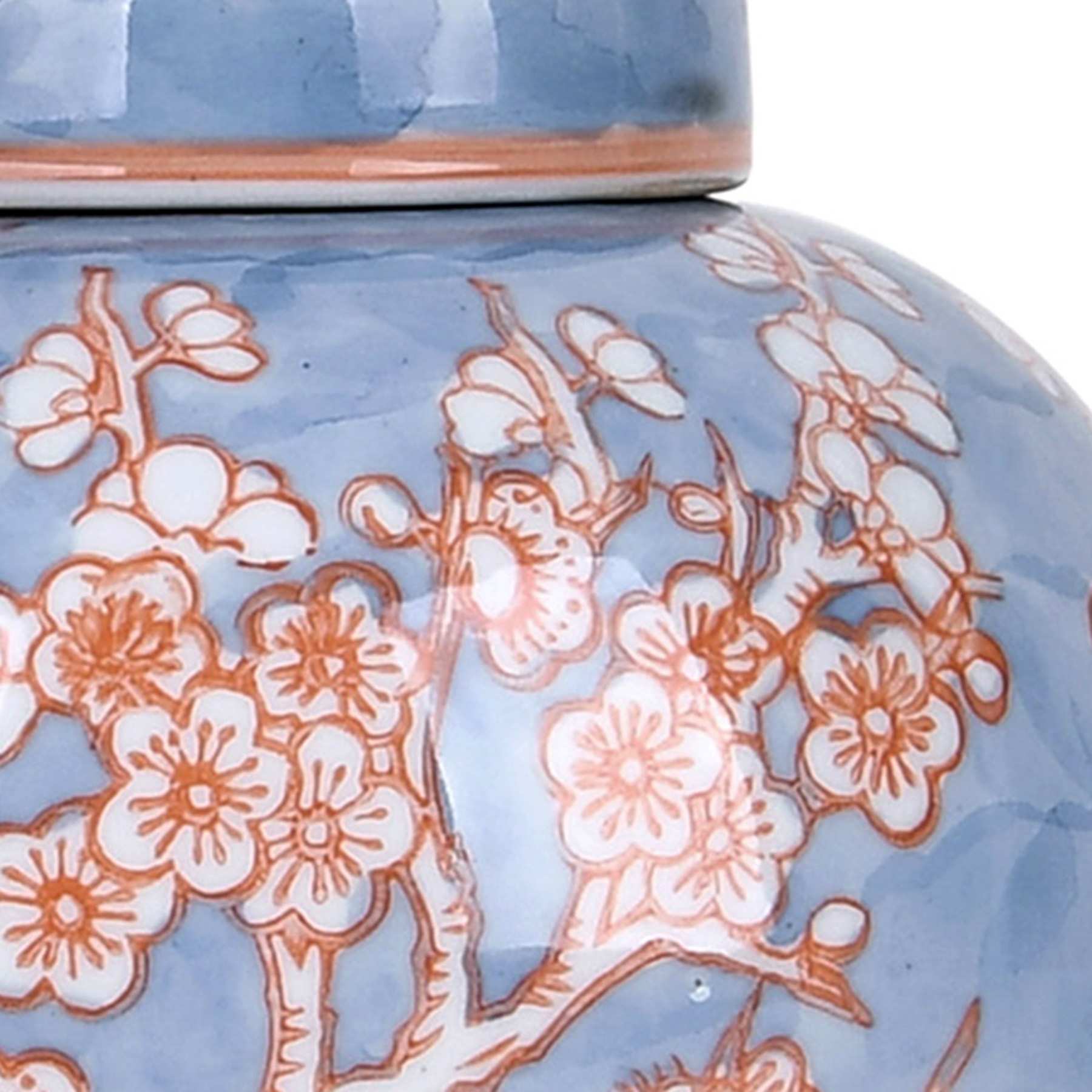 Multi Floral Ceramic Vase, 6"