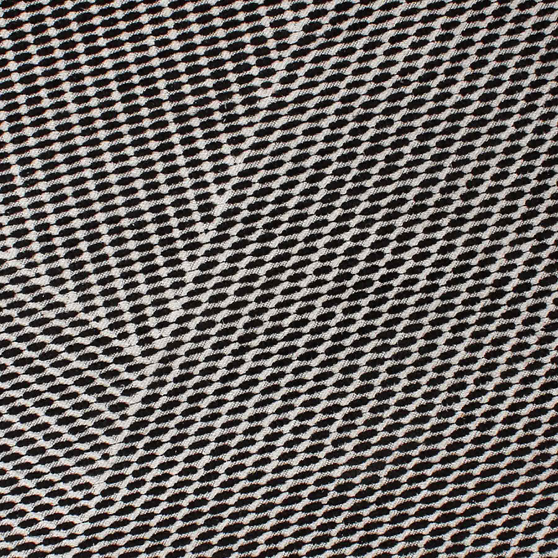 (B834) Found & Fable Dassel Black Woven Accent Rug, 2x4