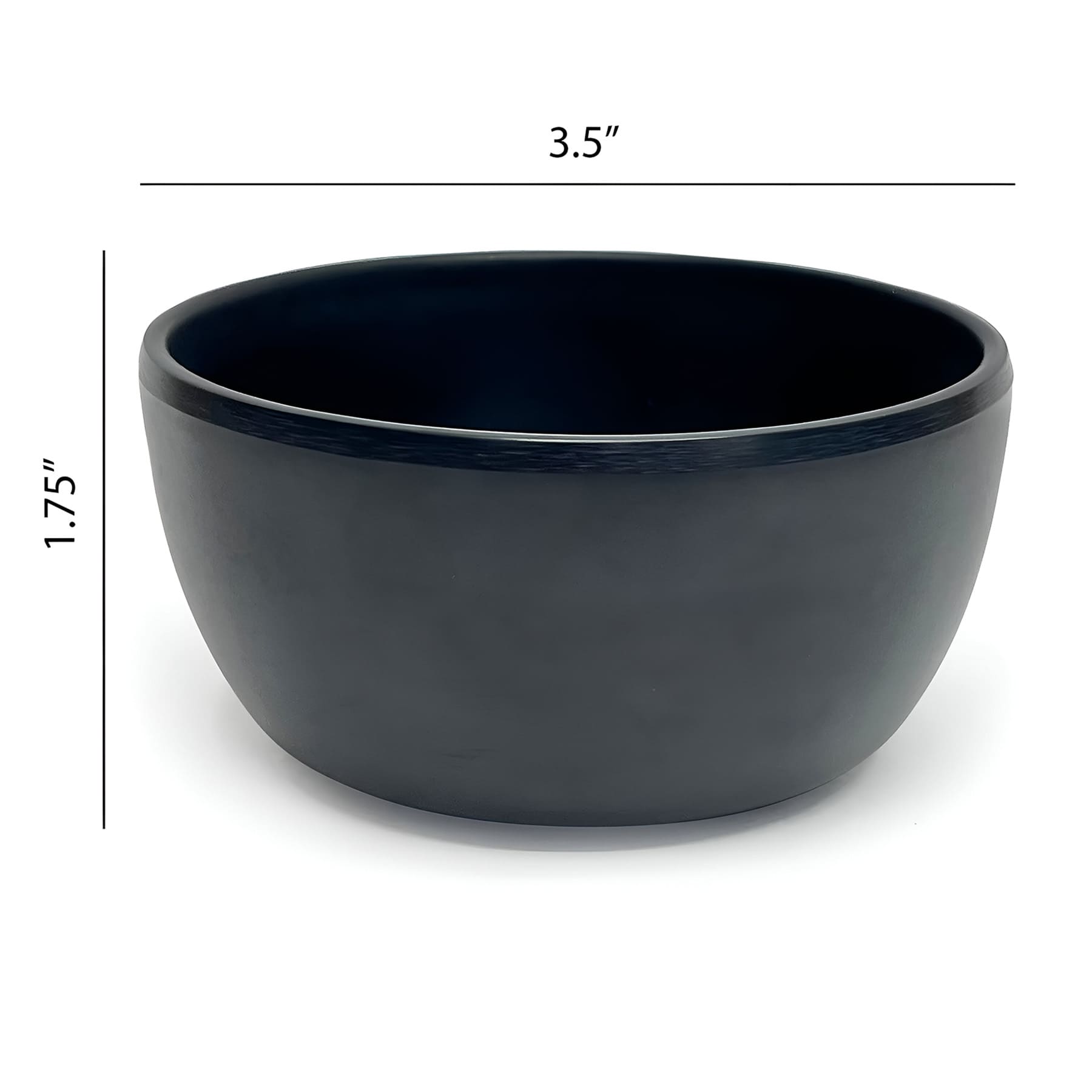 Minto Matte Black Katori Dip Bowl