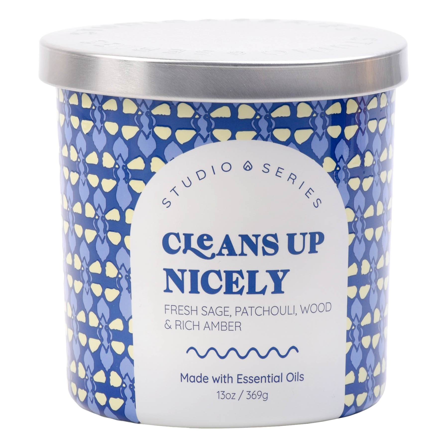 Cleans Up Nicely Scented Jar Candle, 13oz
