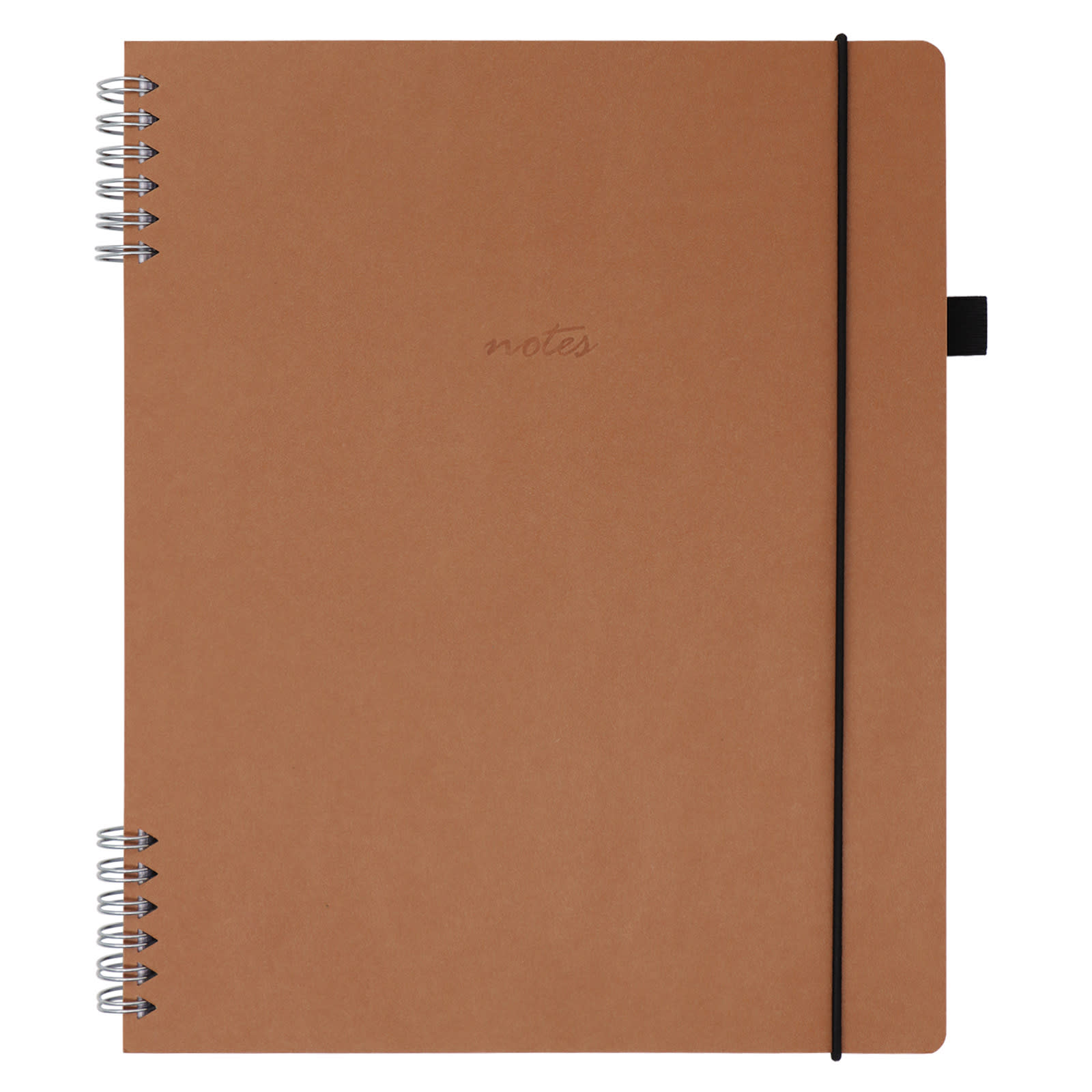 Brown Kraft paper spiral journal