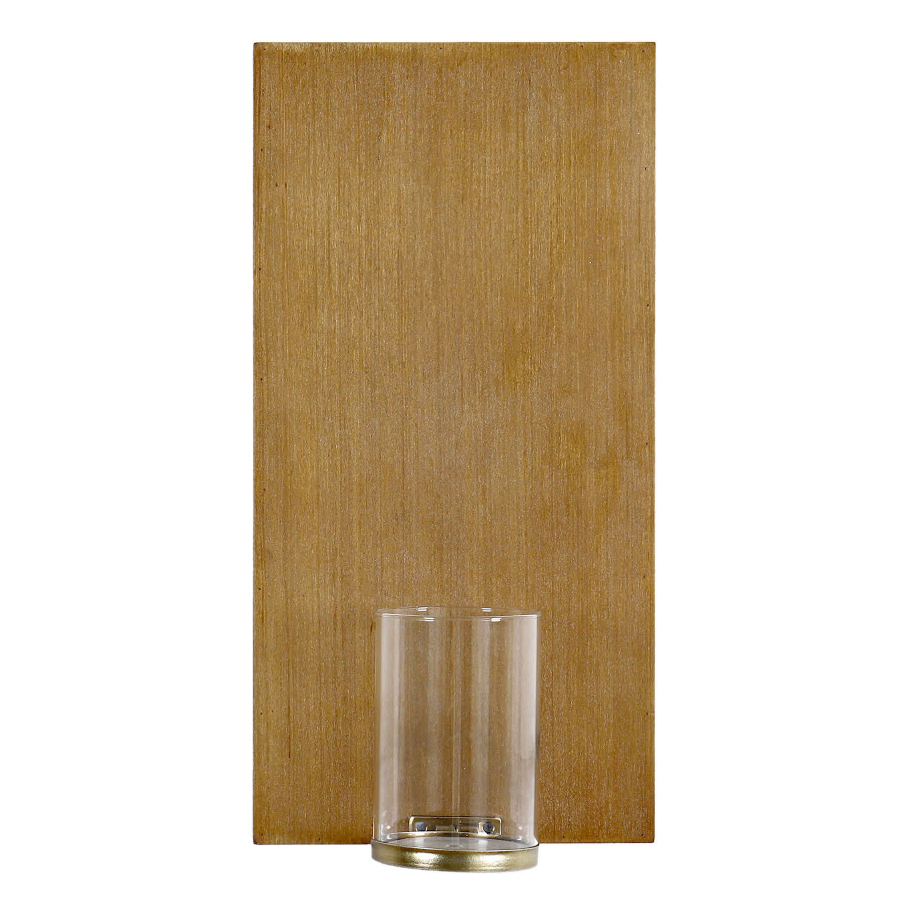 Honeybloom Wooden Wall Sconce, 16"
