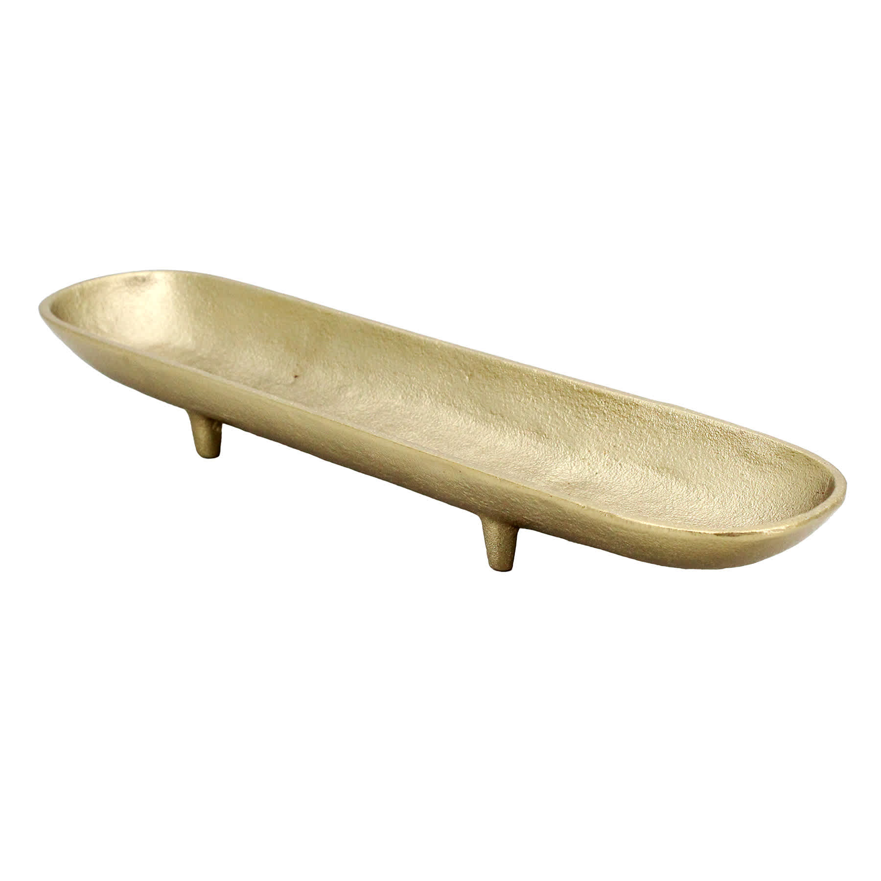 Footed Oblong Tray, 17x5.2