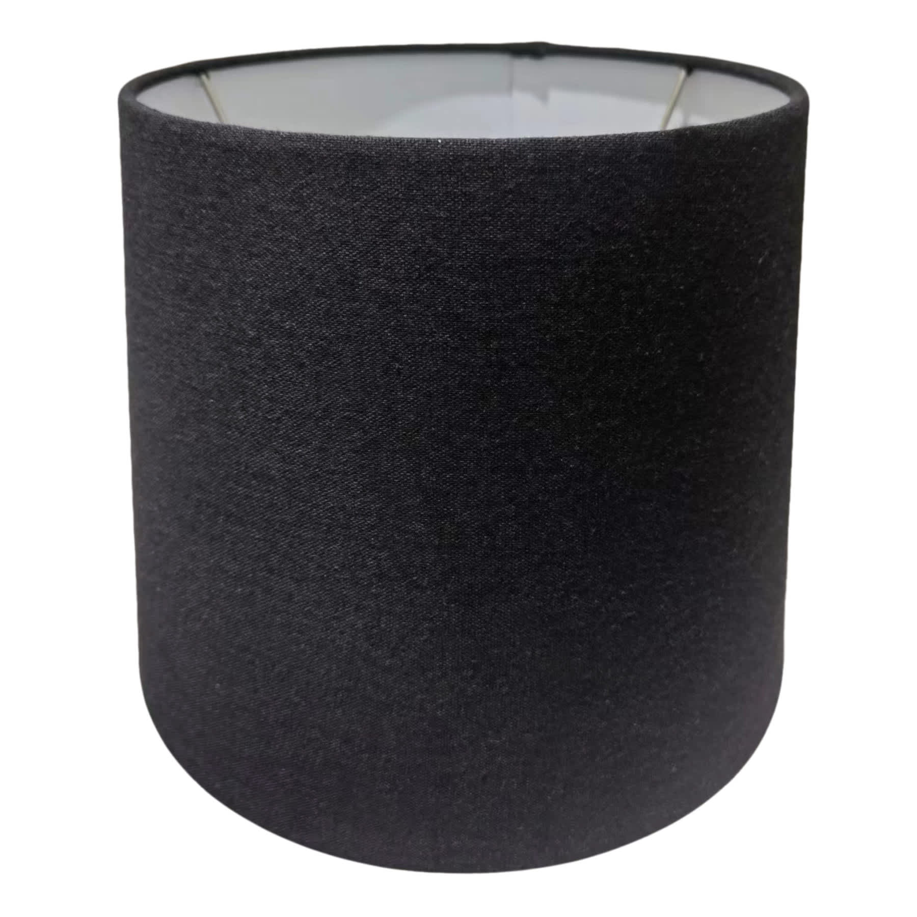Black Tapered Drum Small Table Lamp Shade, 9x12x9