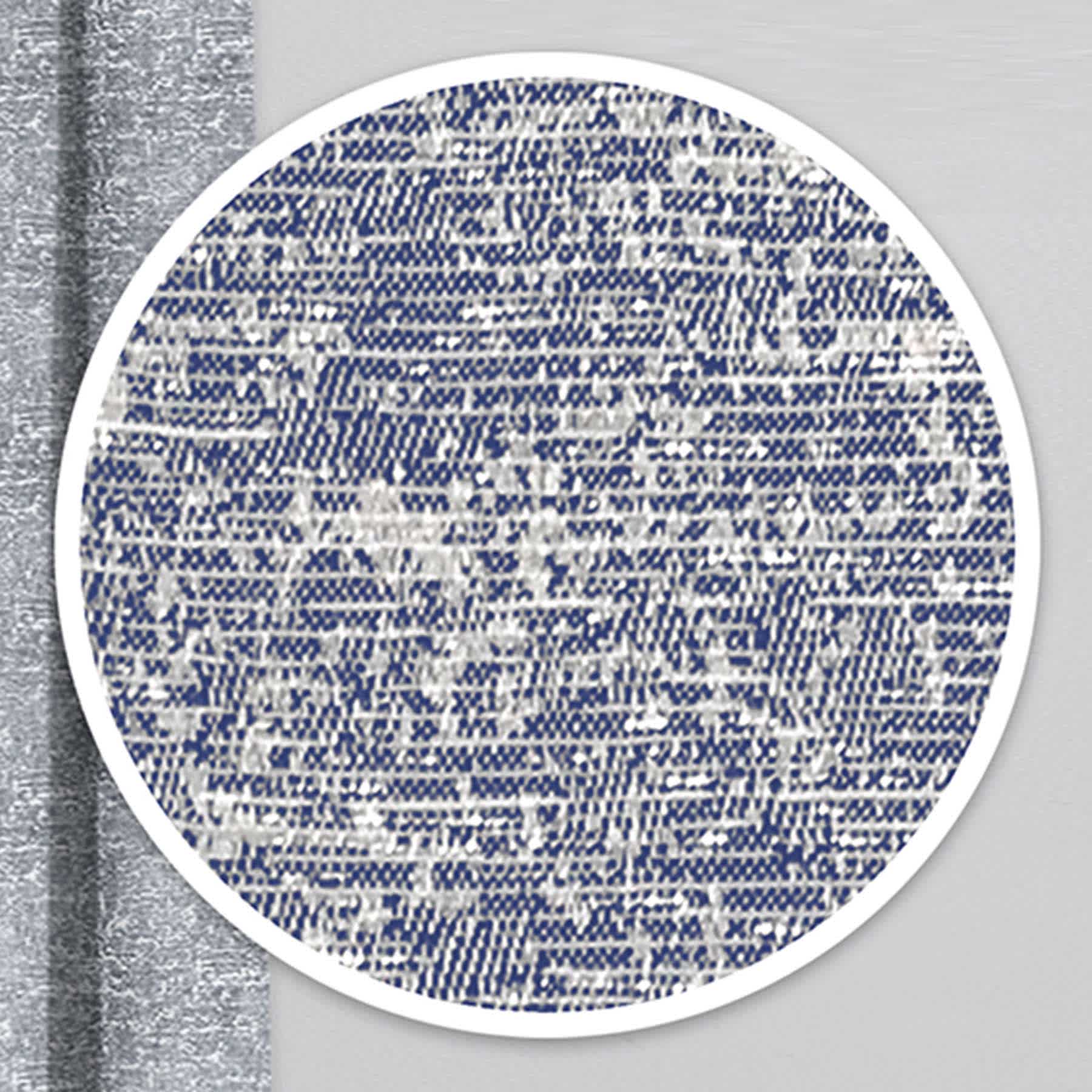 Providence Bark Metallic Blue Light Filtering Curtain Panel, 84"