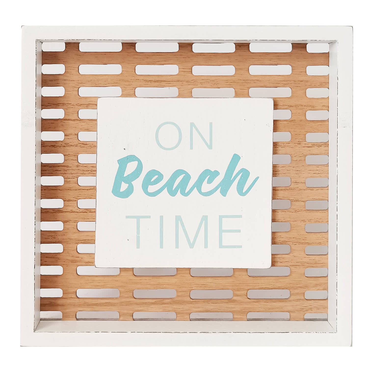 Ty Pennington On Beach Time Sign, 7.9"
