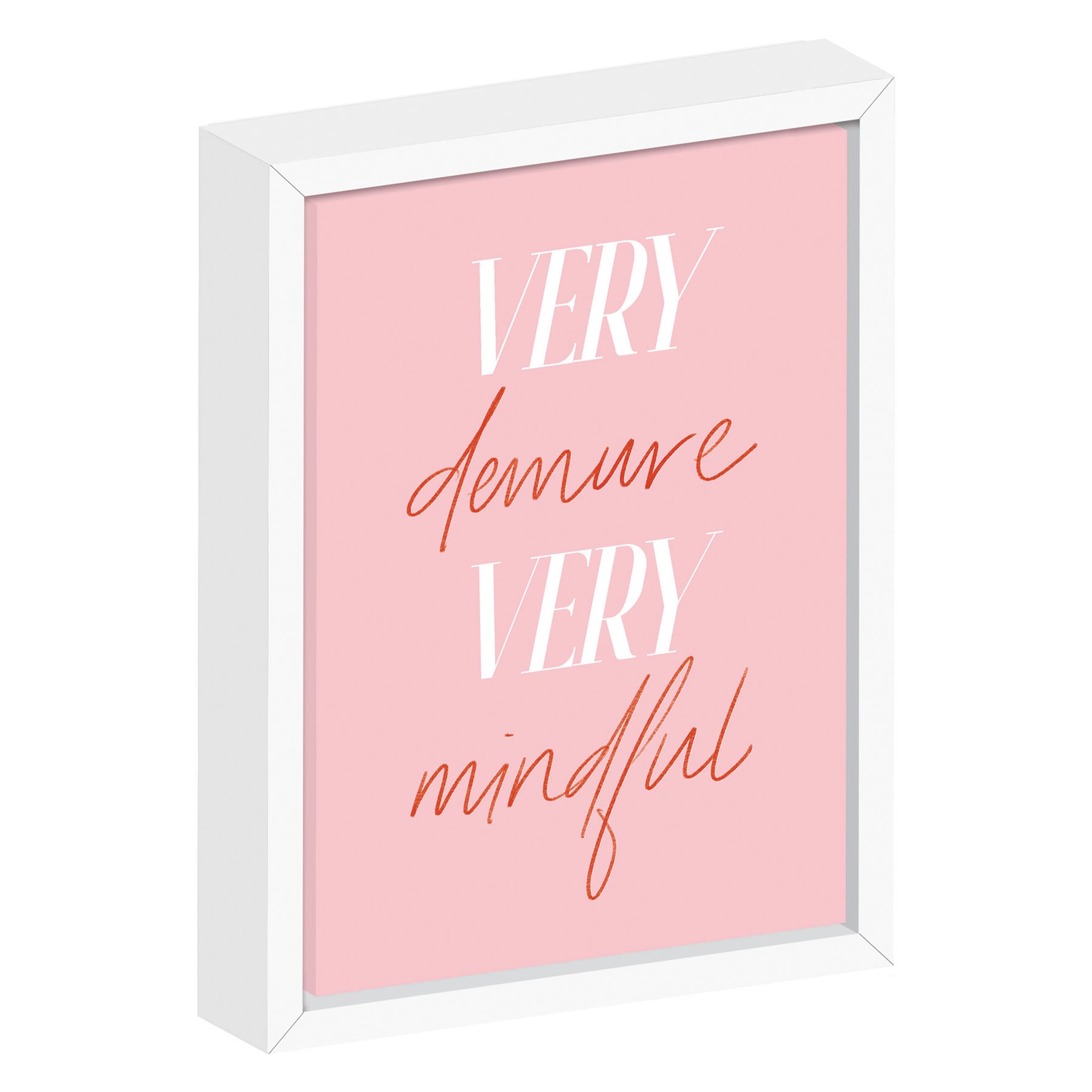 Very Demure Canvas Art, 5x7